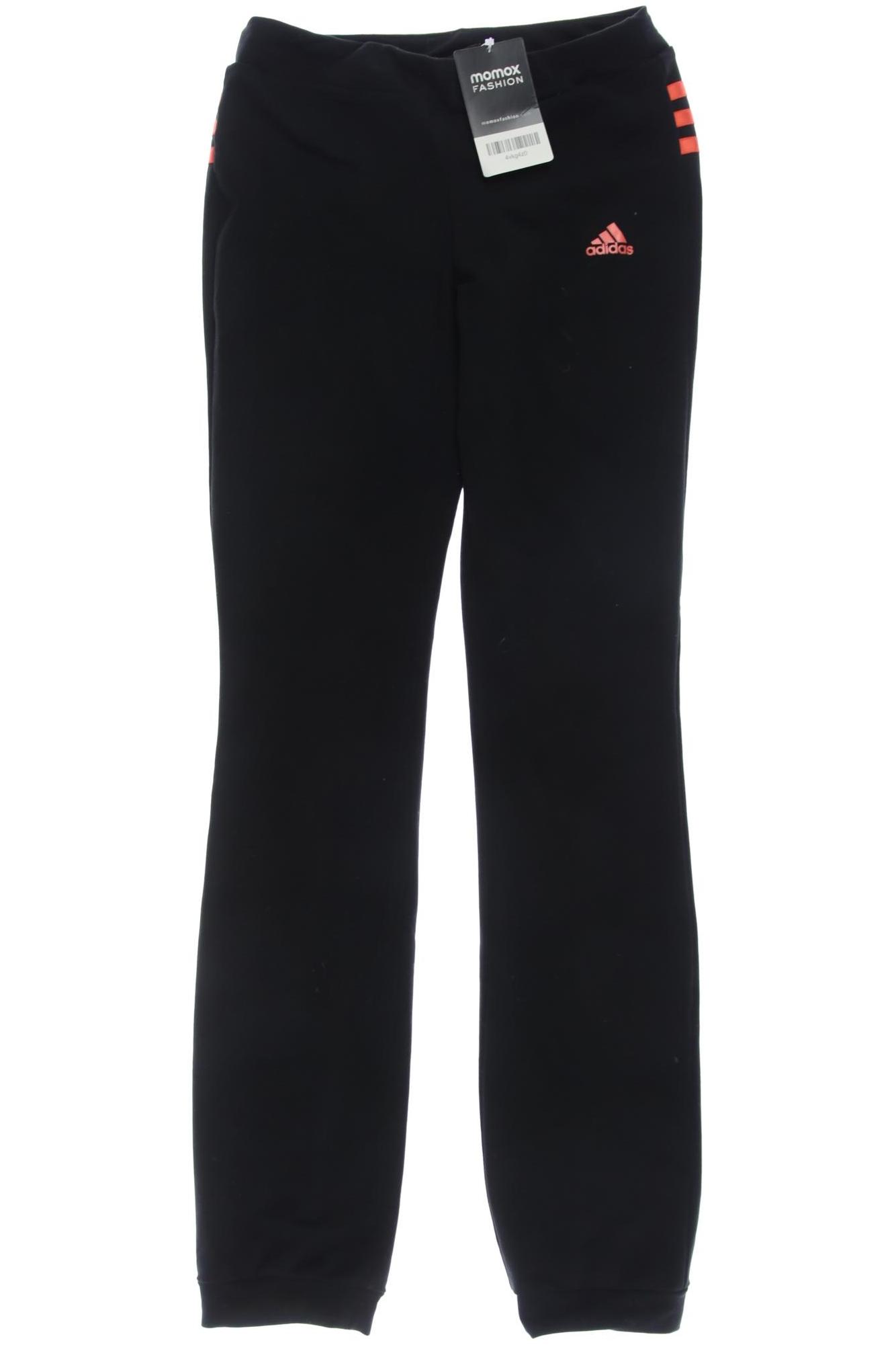 

adidas Damen Stoffhose, schwarz, Gr. 152