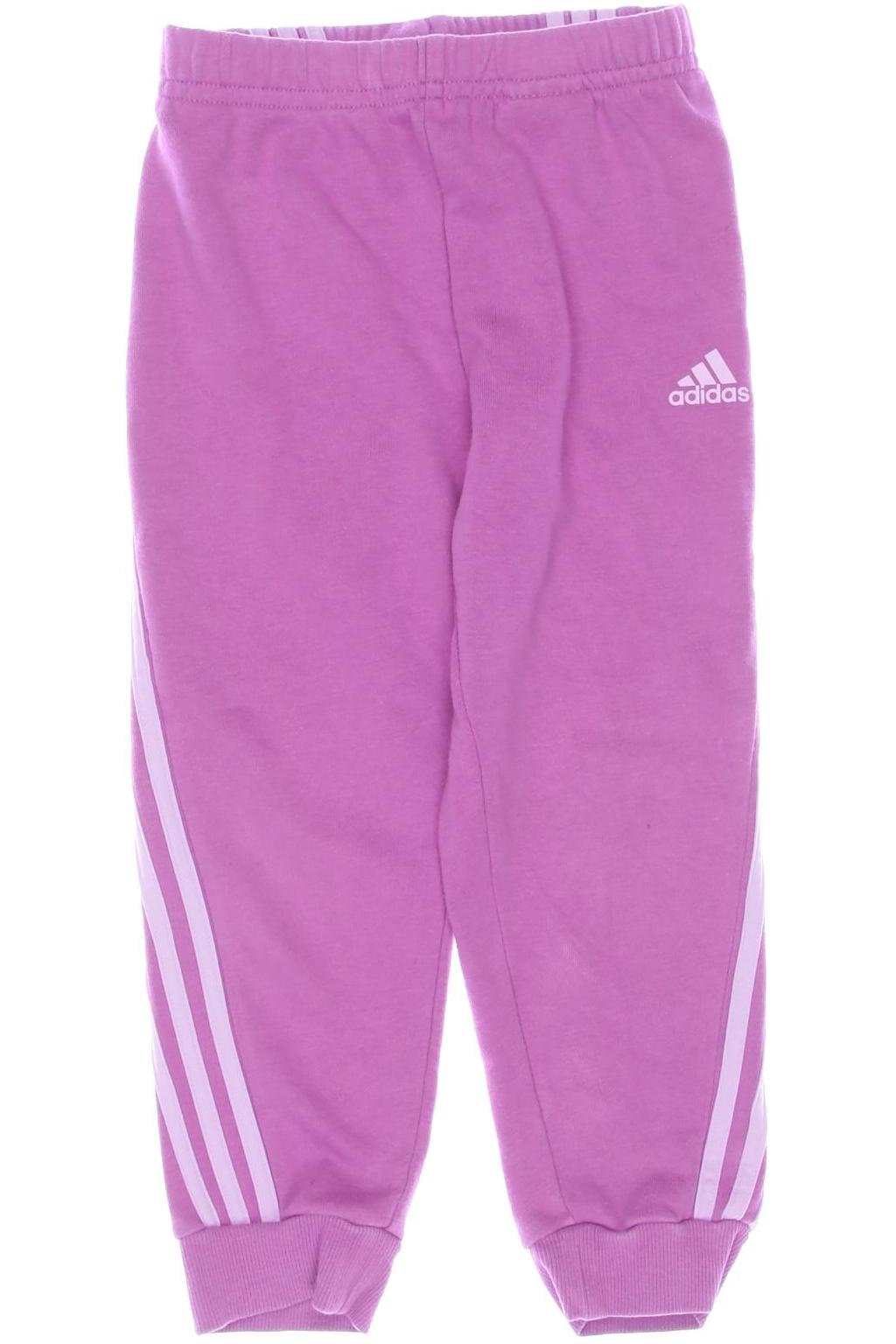 

adidas Damen Stoffhose, pink, Gr. 98