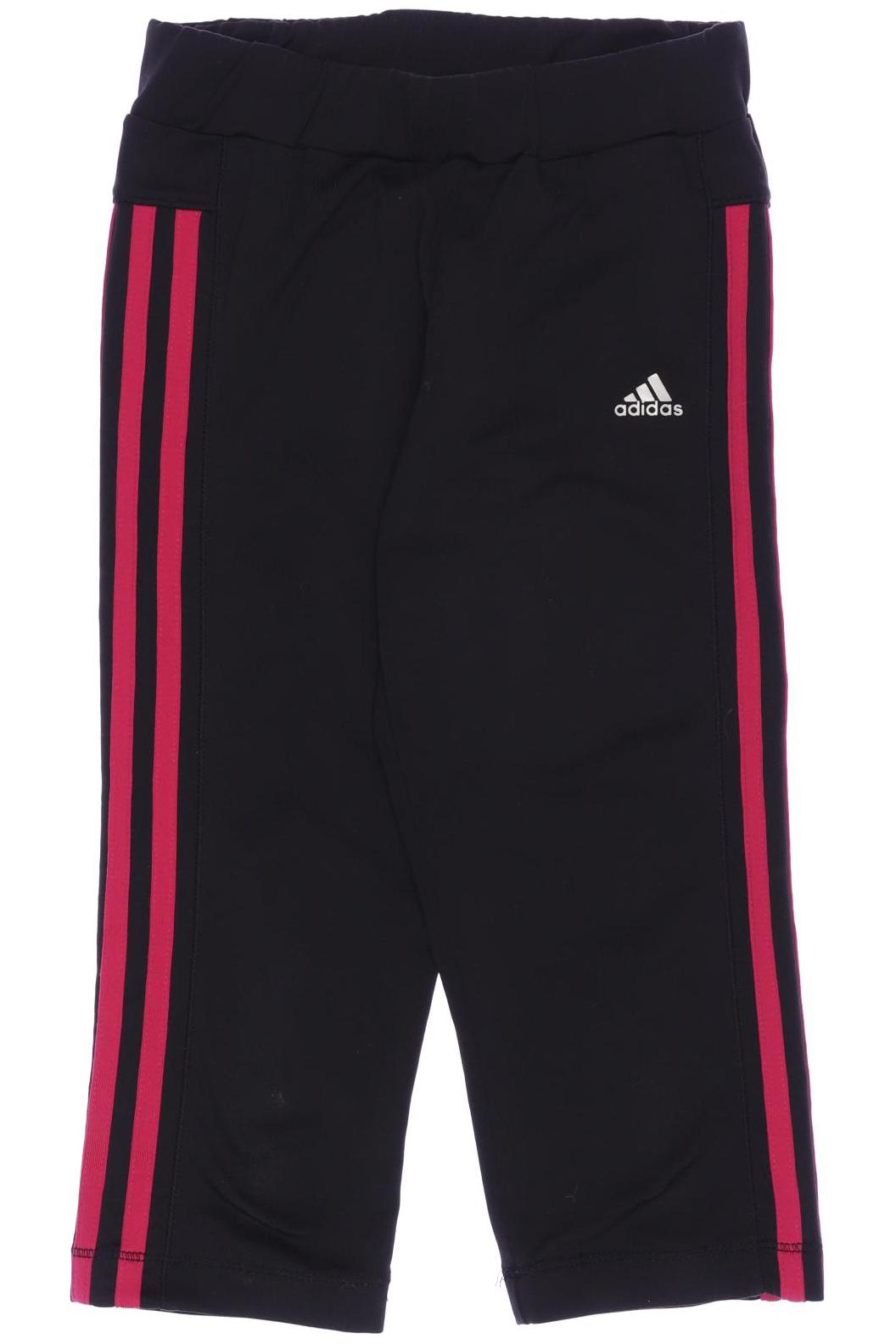 

adidas Damen Stoffhose, schwarz, Gr. 140