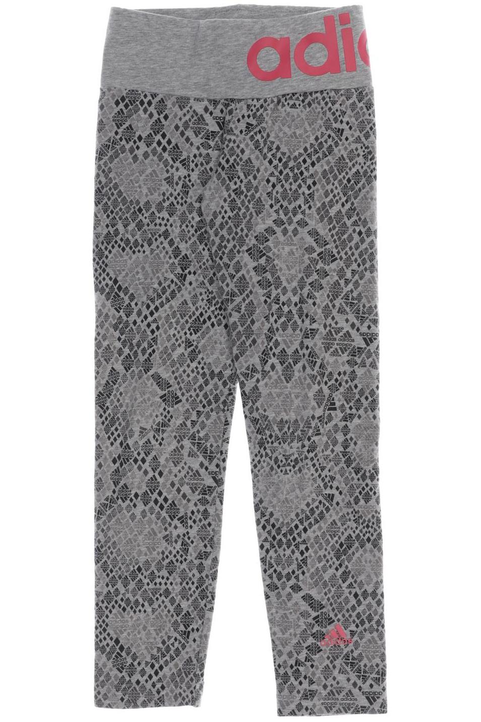 

adidas Damen Stoffhose, grau, Gr. 116