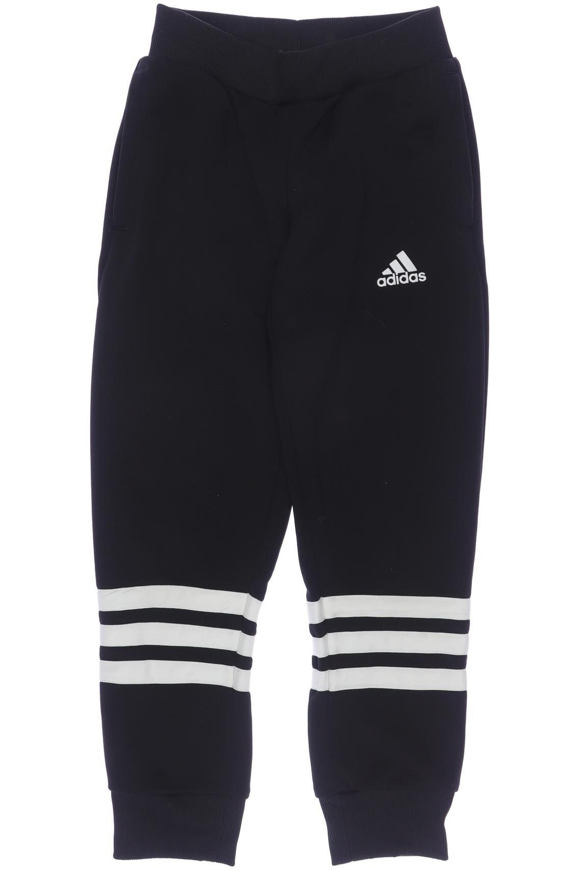 

adidas Damen Stoffhose, schwarz, Gr. 128
