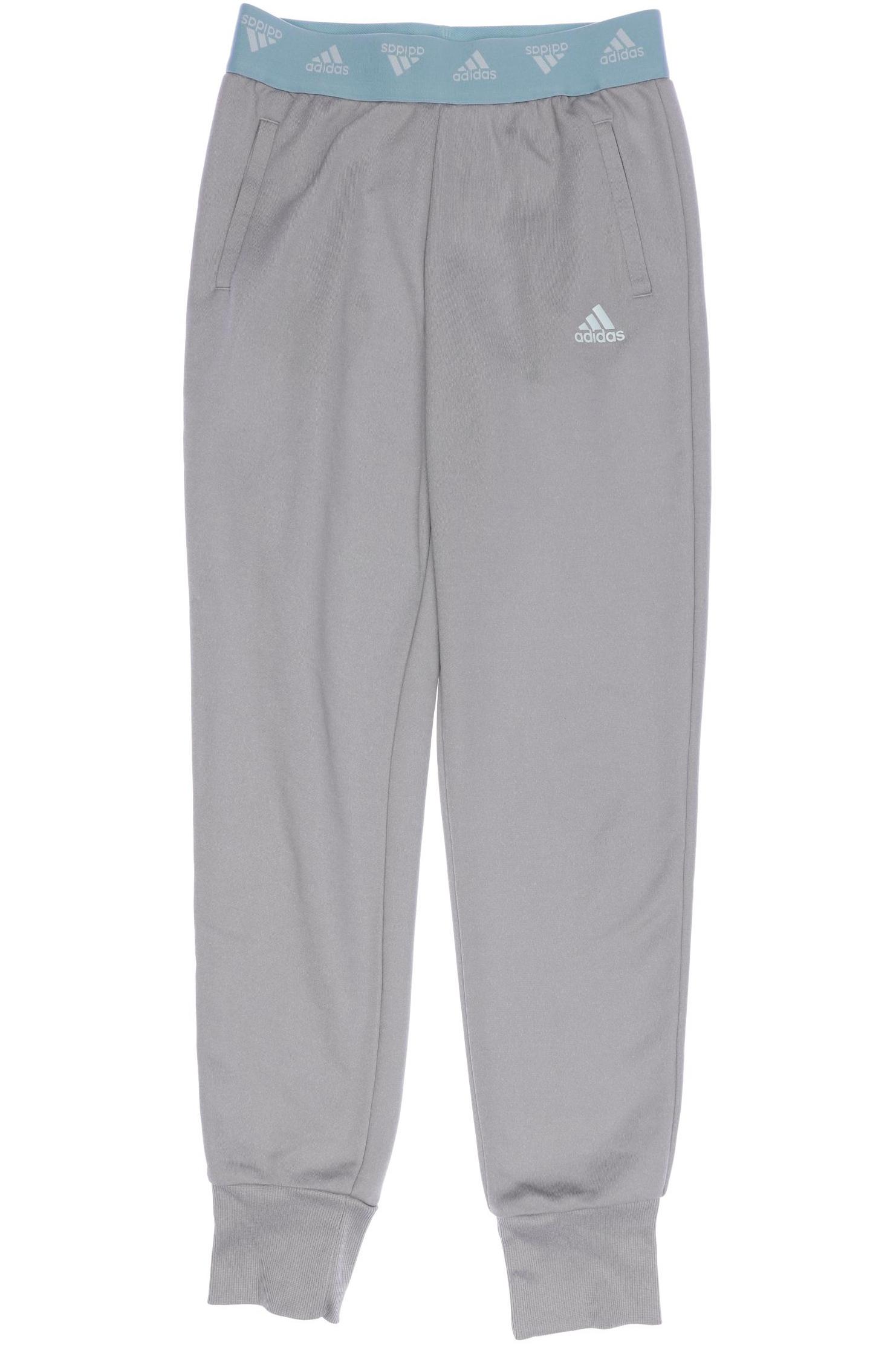 

adidas Damen Stoffhose, grau, Gr. 164
