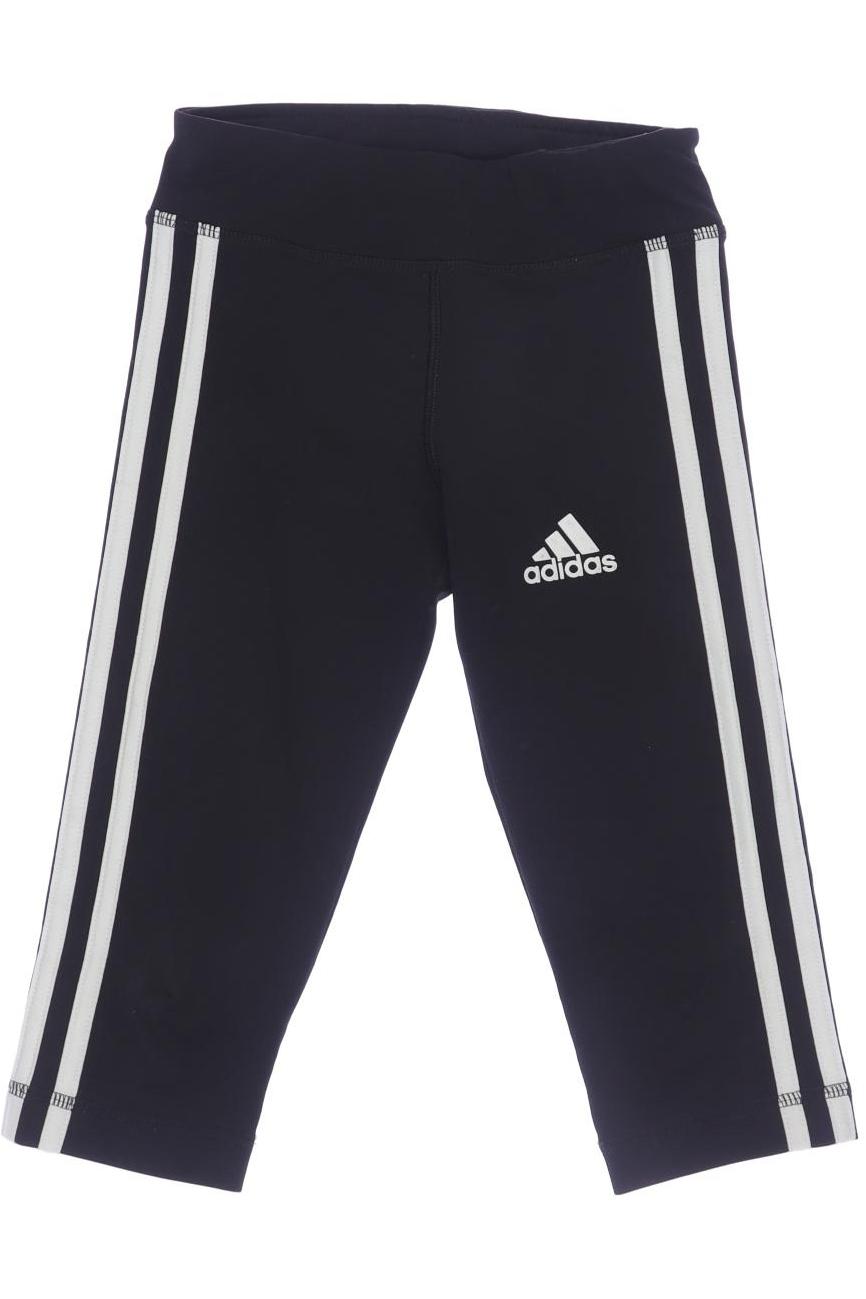 

adidas Damen Stoffhose, schwarz, Gr. 116