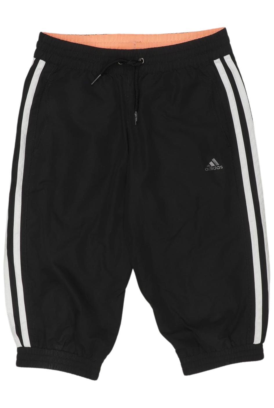 

adidas Mädchen Stoffhose, schwarz, Gr. 128