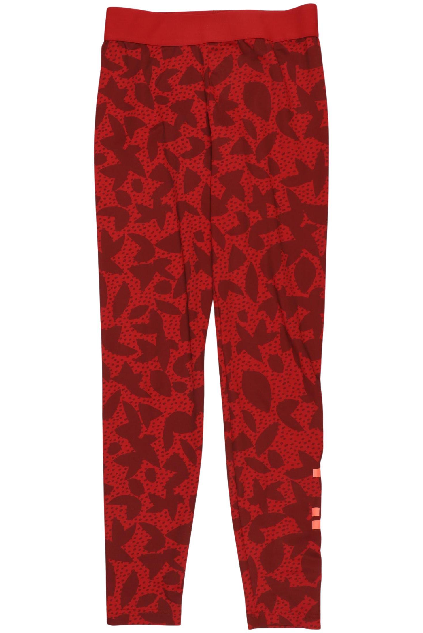 

adidas Damen Stoffhose, rot, Gr. 170