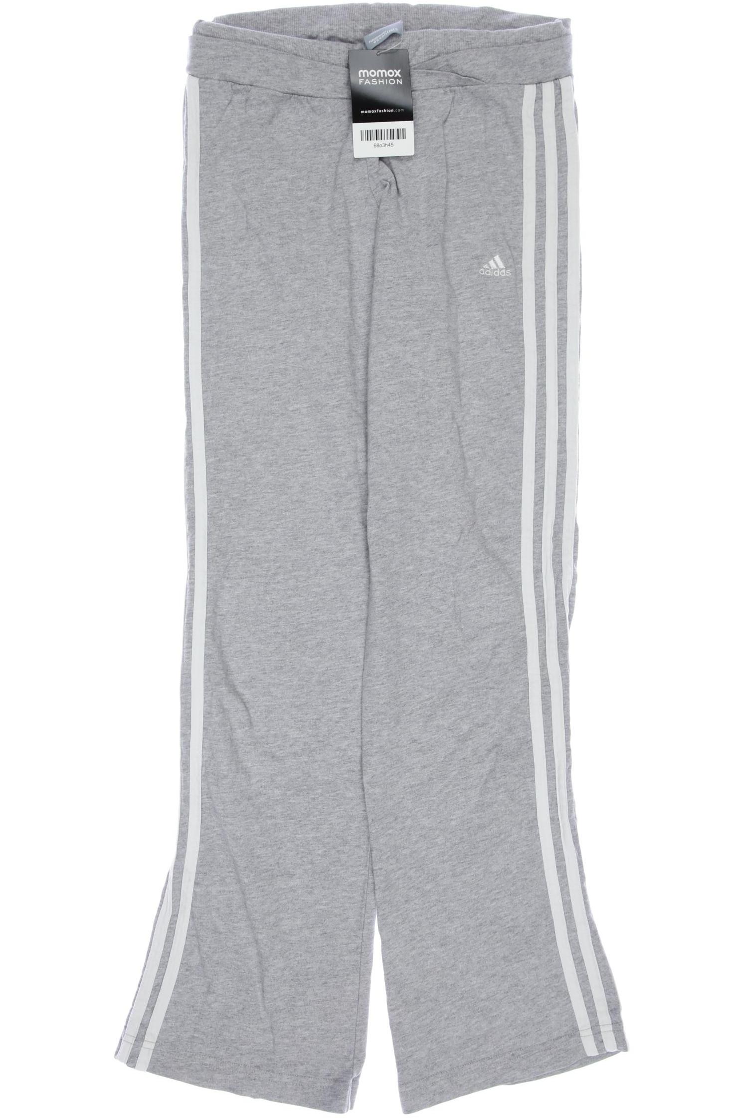 

adidas Damen Stoffhose, grau, Gr. 152