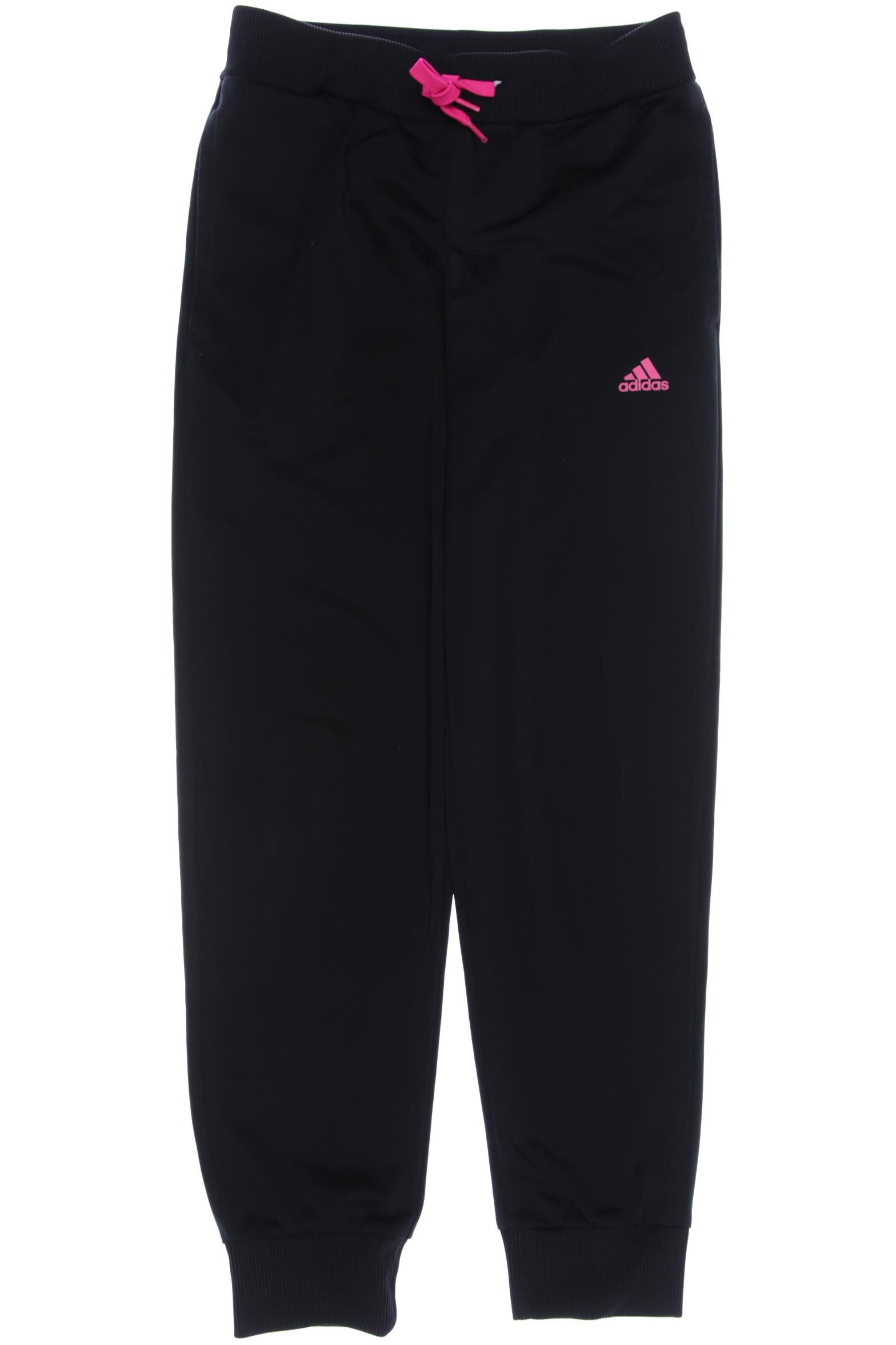 

adidas Damen Stoffhose, schwarz, Gr. 152