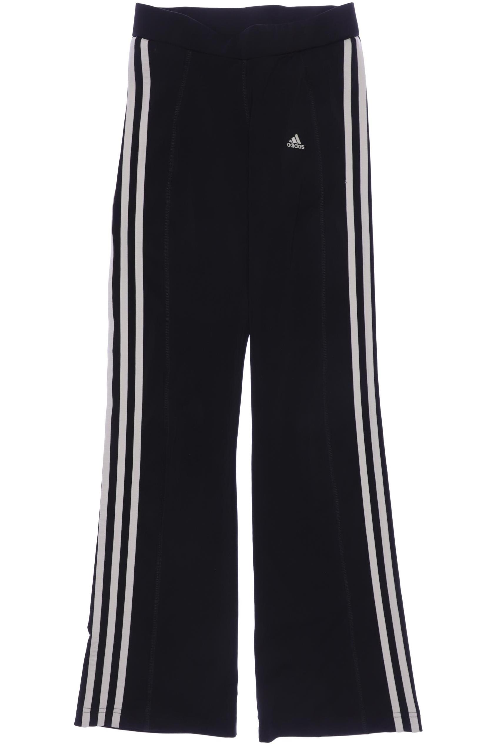 

adidas Damen Stoffhose, schwarz, Gr. 152