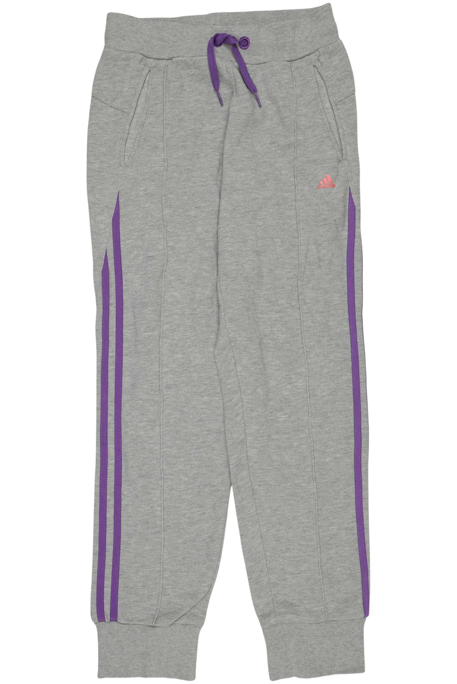 

adidas Damen Stoffhose, grau, Gr. 152