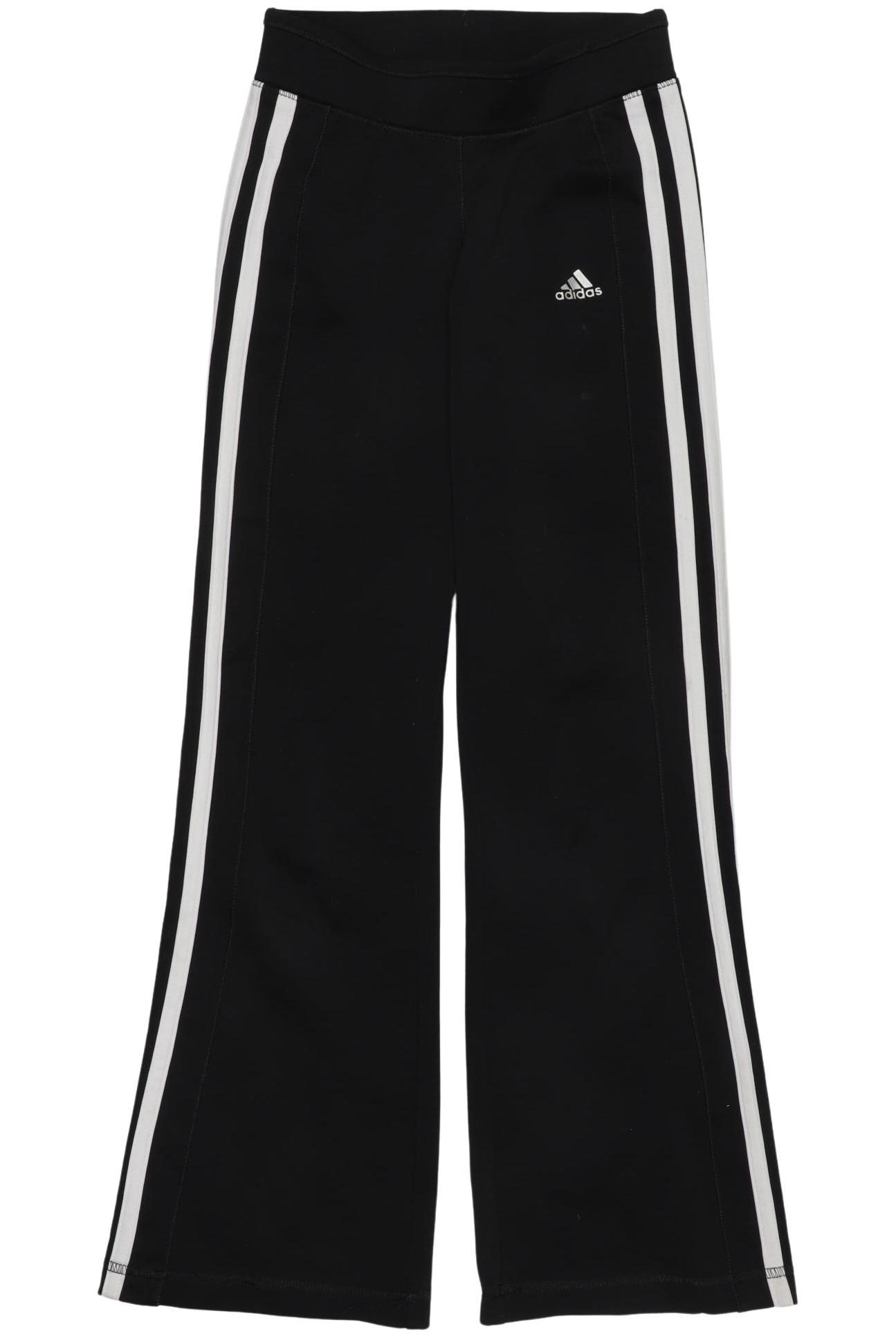 

adidas Damen Stoffhose, schwarz, Gr. 128