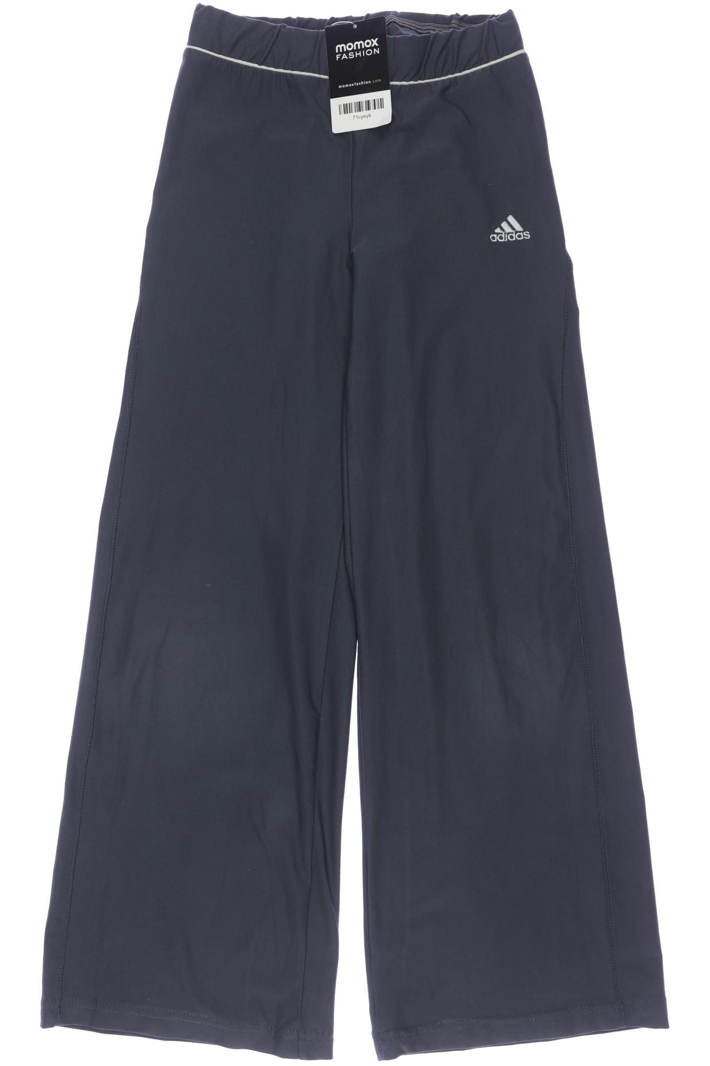 

adidas Damen Stoffhose, grau, Gr. 140