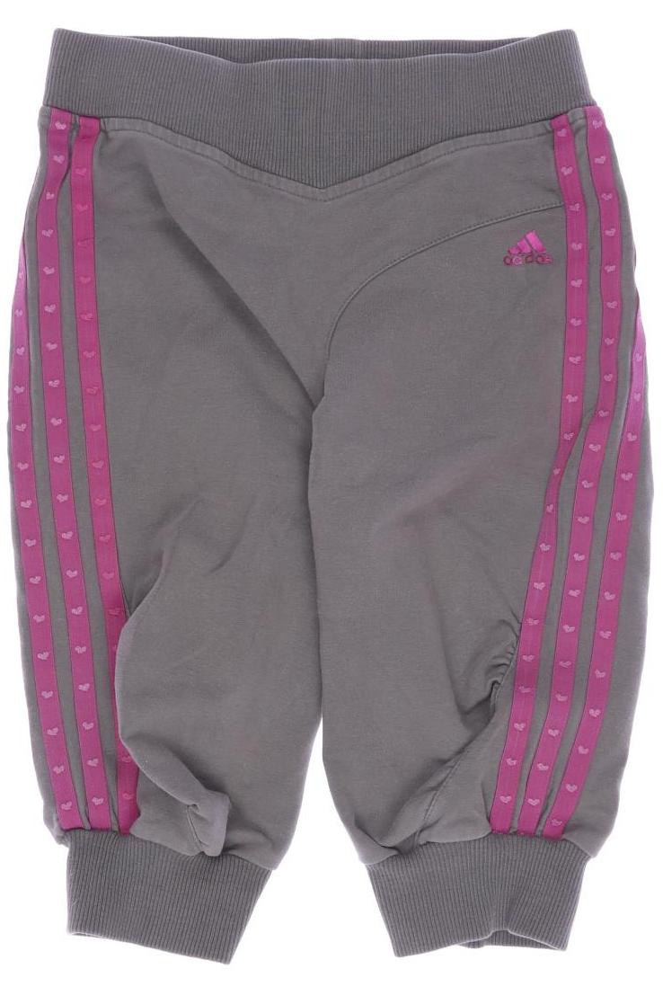 

adidas Damen Stoffhose, grau, Gr. 116