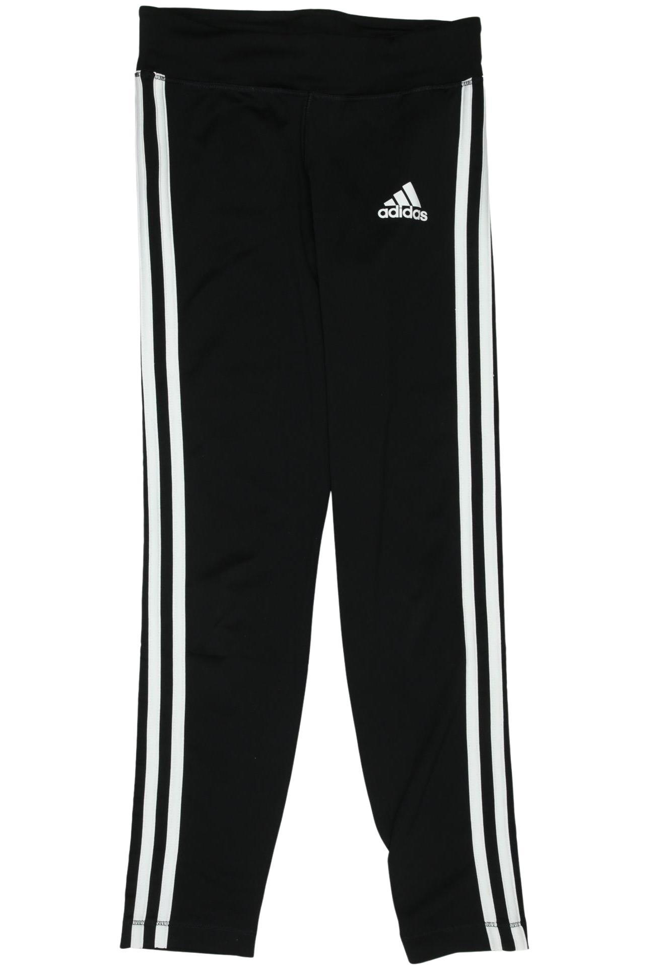 

adidas Damen Stoffhose, schwarz, Gr. 134