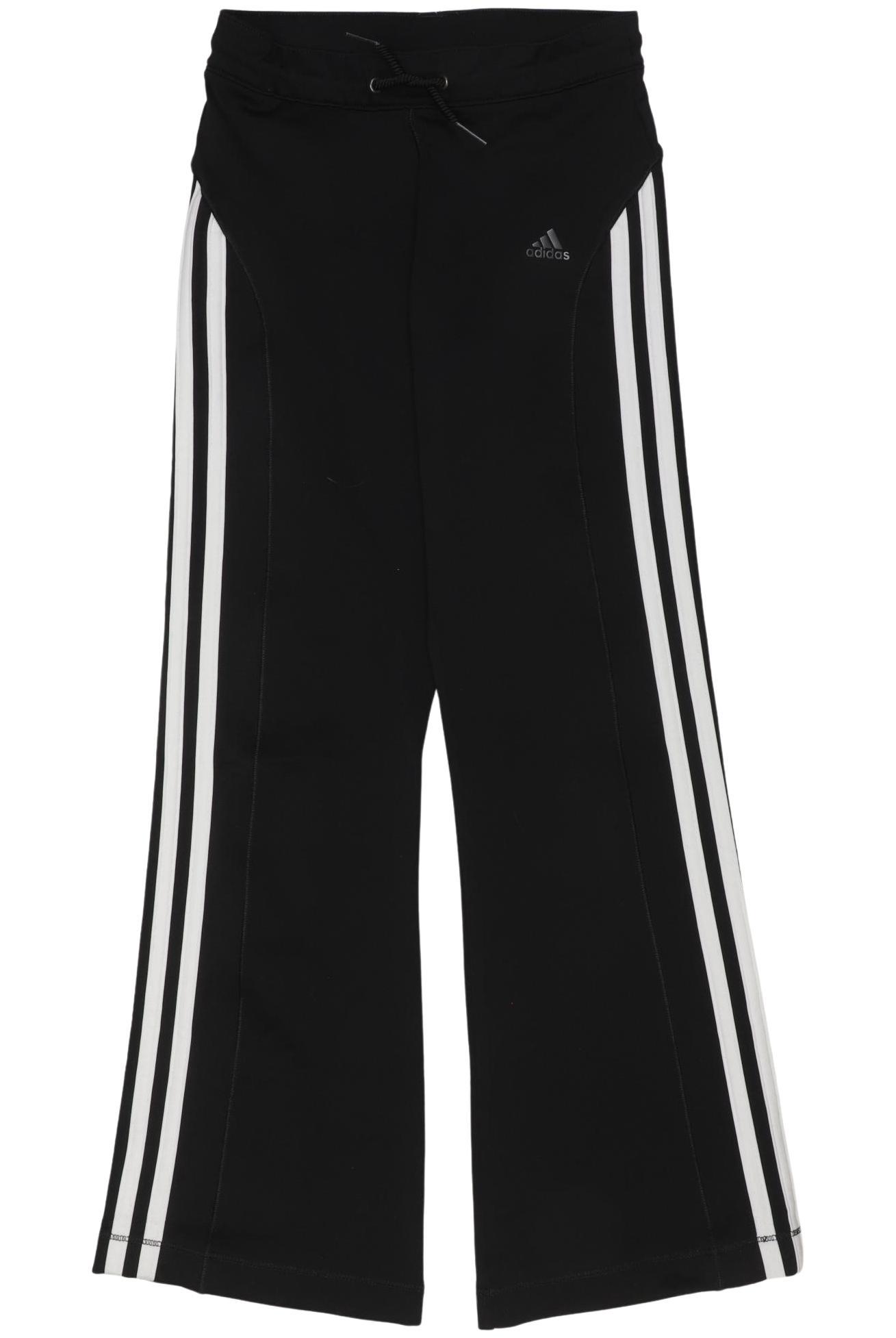 

adidas Mädchen Stoffhose, schwarz, Gr. 128