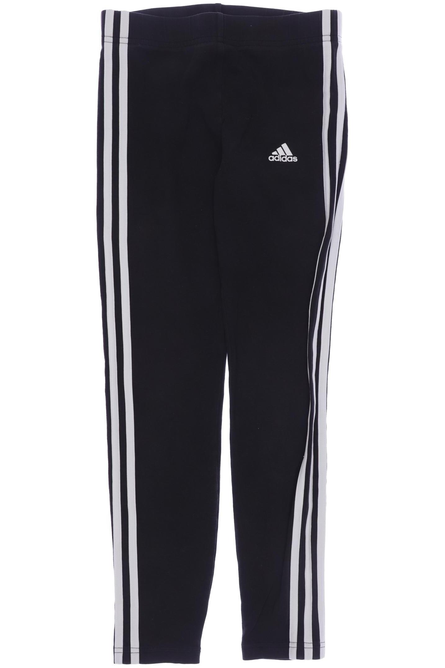 

adidas Damen Stoffhose, schwarz, Gr. 152