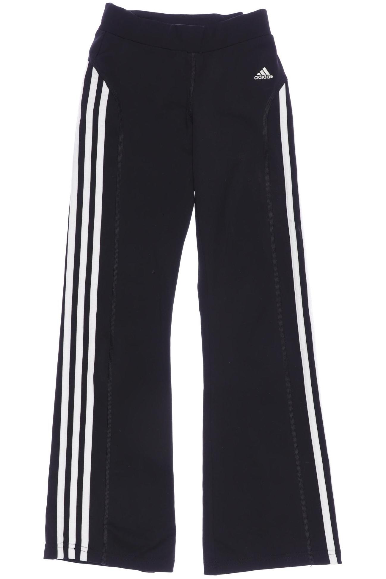 

adidas Damen Stoffhose, schwarz, Gr. 140
