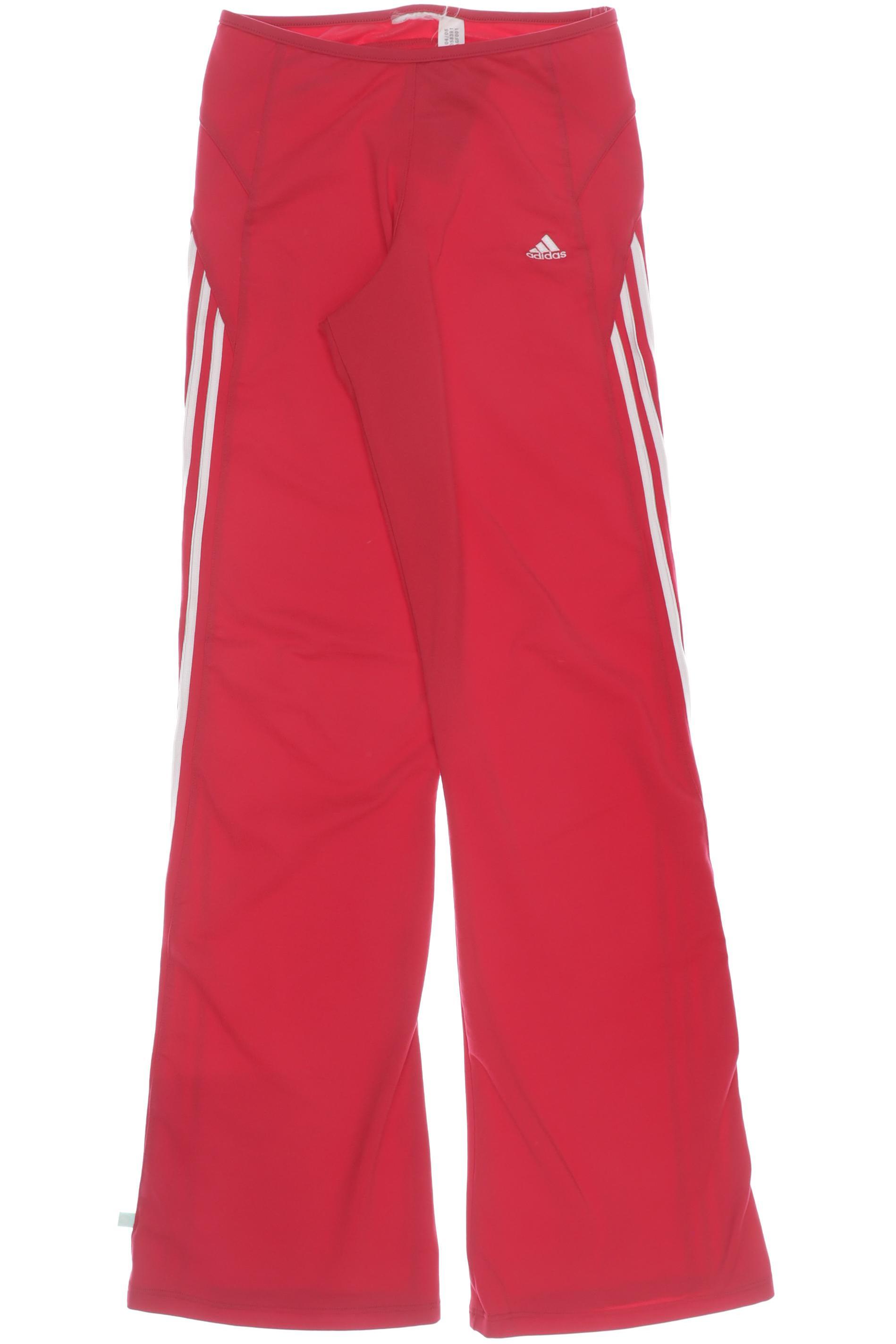 

adidas Damen Stoffhose, rot, Gr. 140