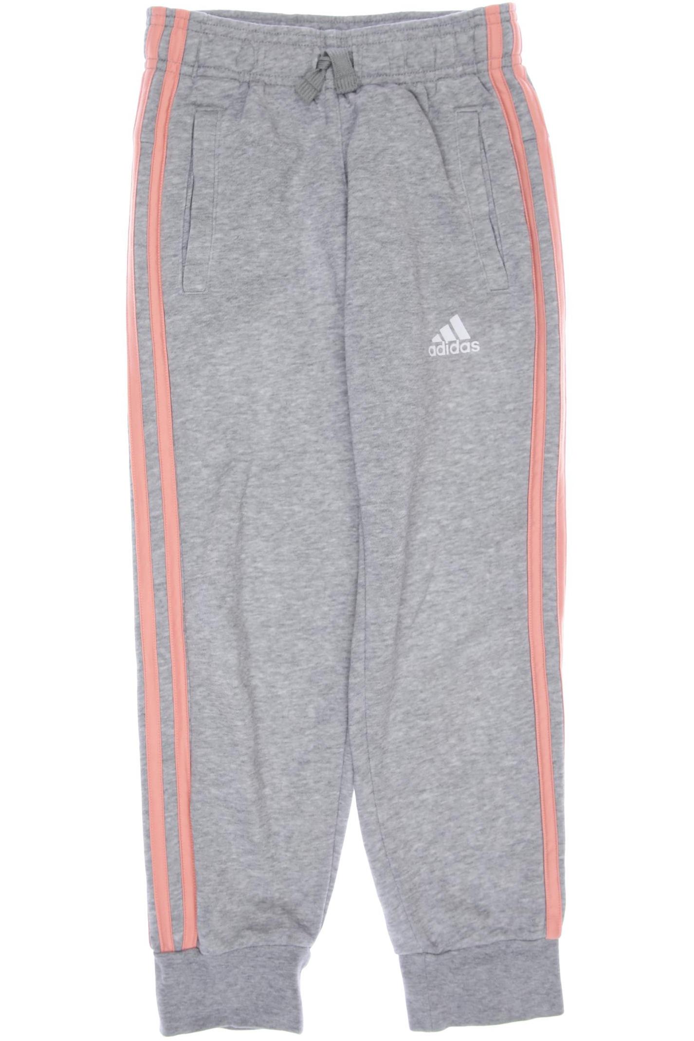 

adidas Damen Stoffhose, grau, Gr. 128