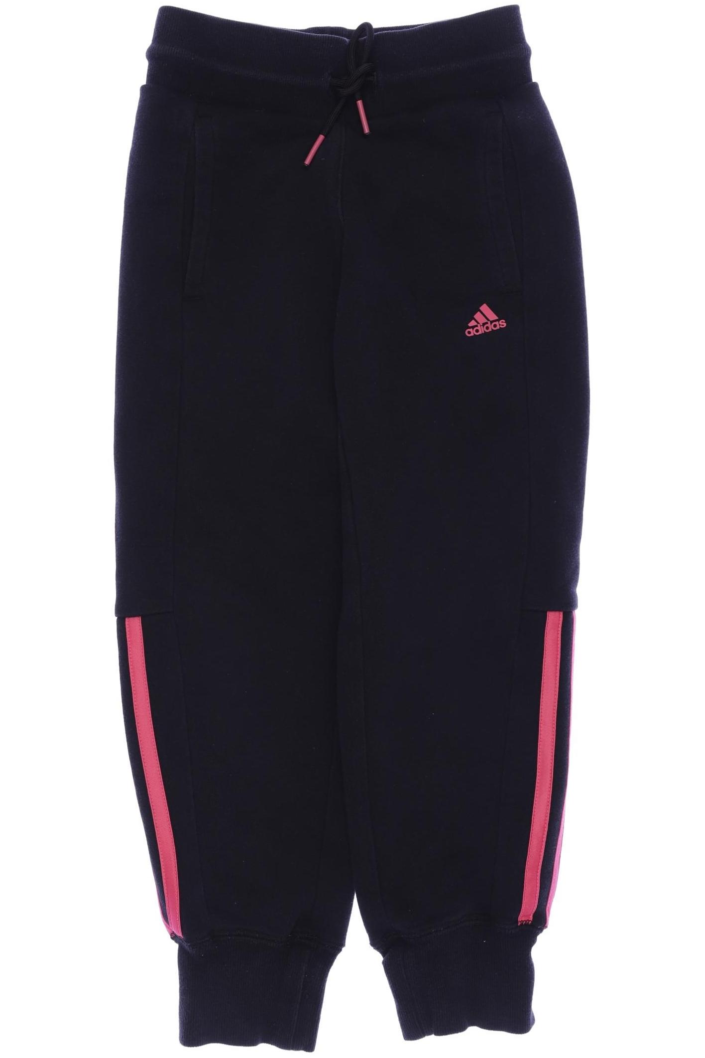 

adidas Damen Stoffhose, schwarz, Gr. 116