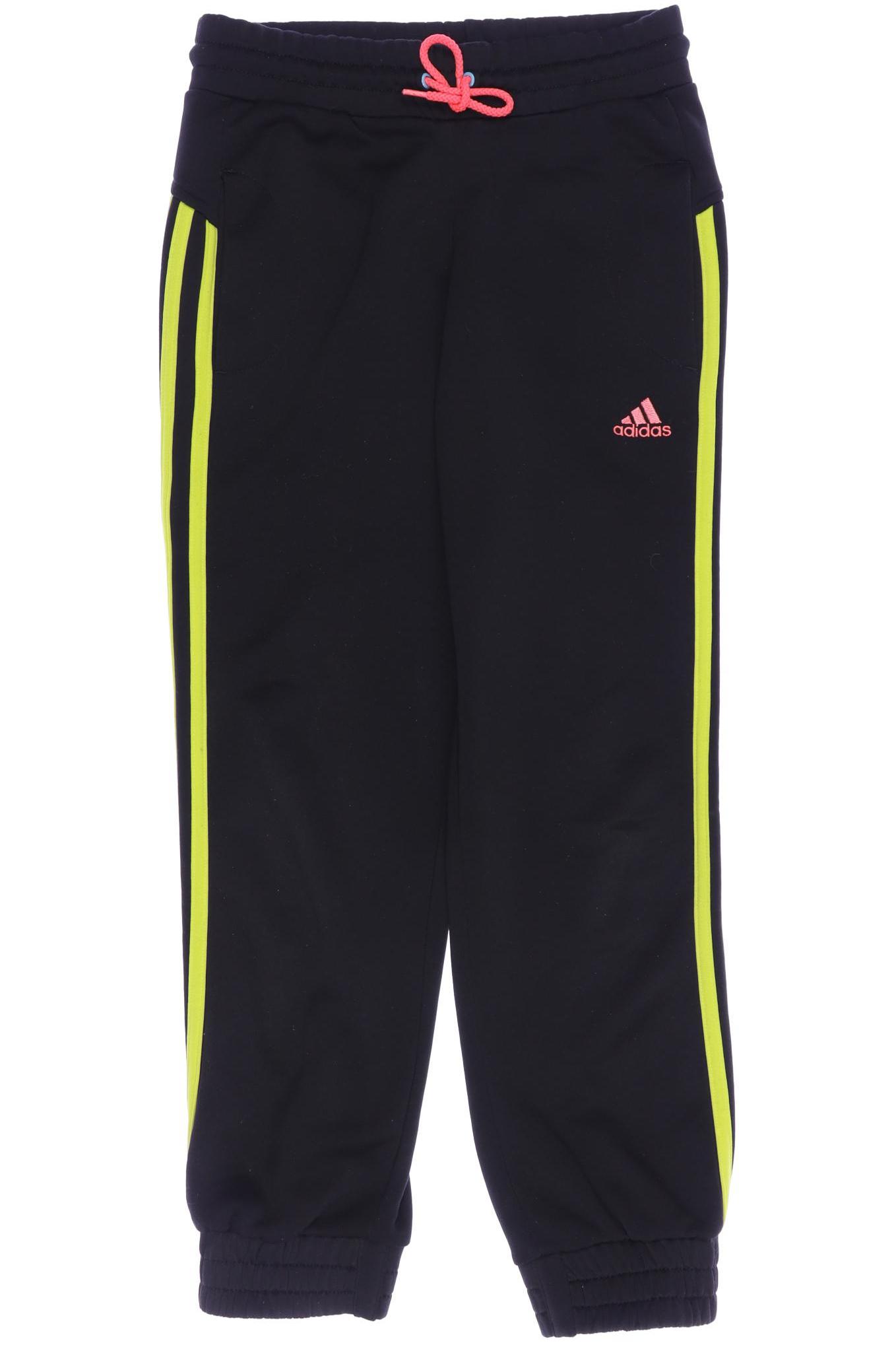 

adidas Damen Stoffhose, schwarz, Gr. 140