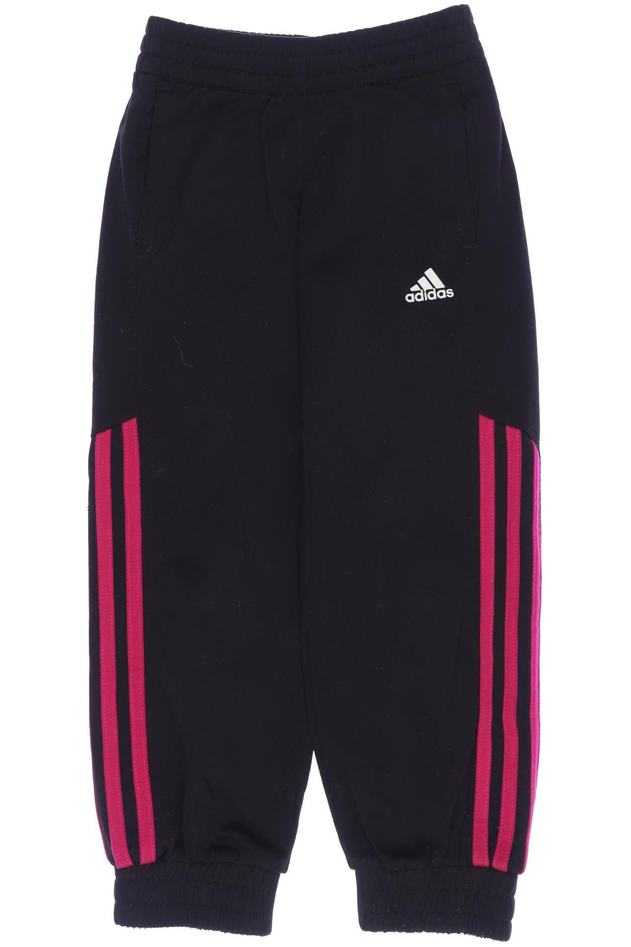 

adidas Damen Stoffhose, schwarz, Gr. 116