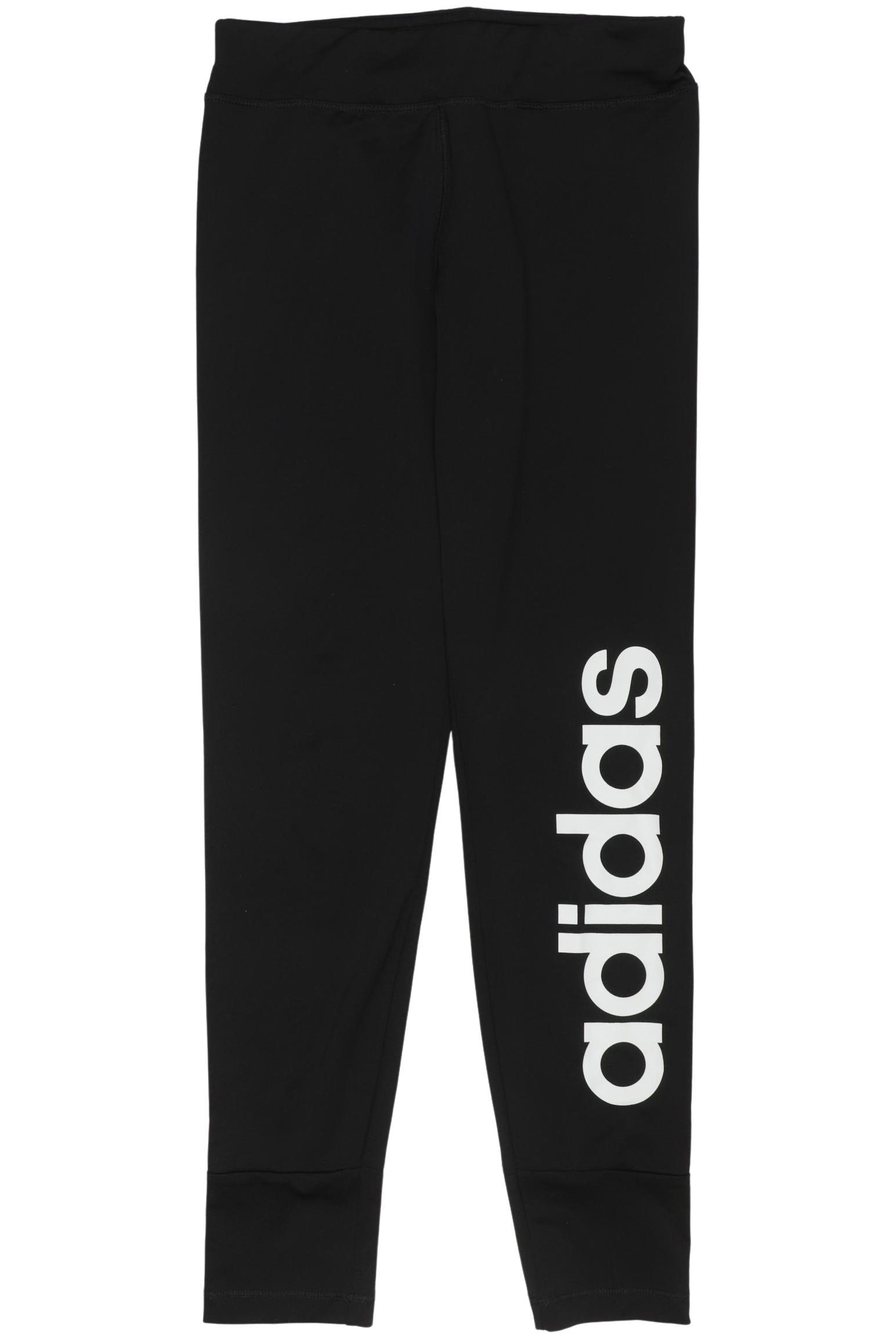 

adidas Mädchen Stoffhose, schwarz, Gr. 152