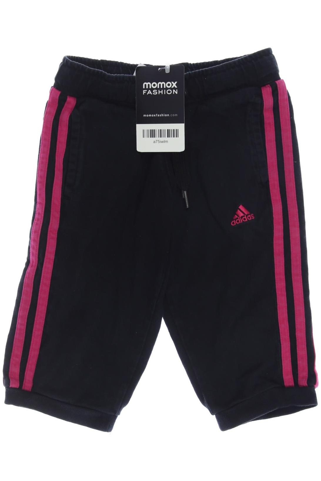 

adidas Mädchen Stoffhose, schwarz, Gr. 104