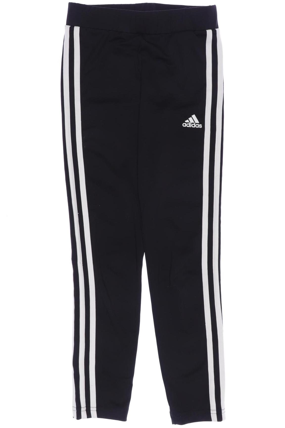 

adidas Damen Stoffhose, schwarz, Gr. 140