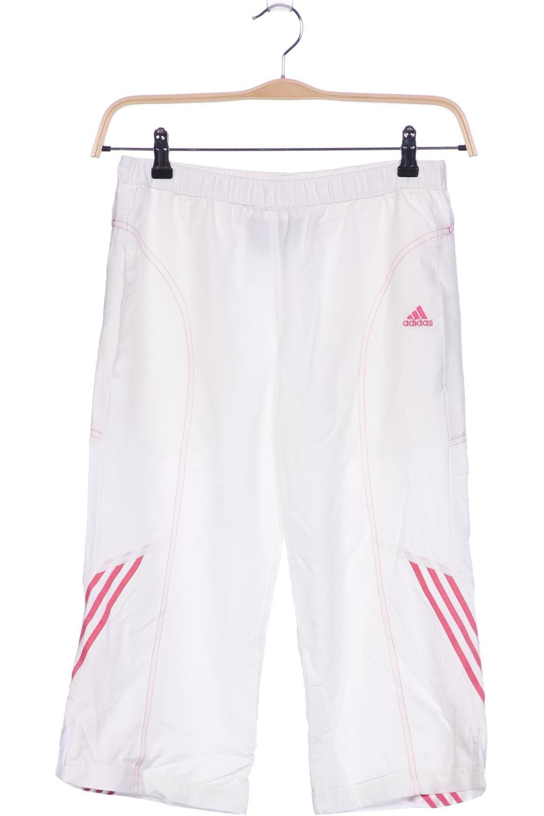

adidas Damen Stoffhose, weiß, Gr. 164