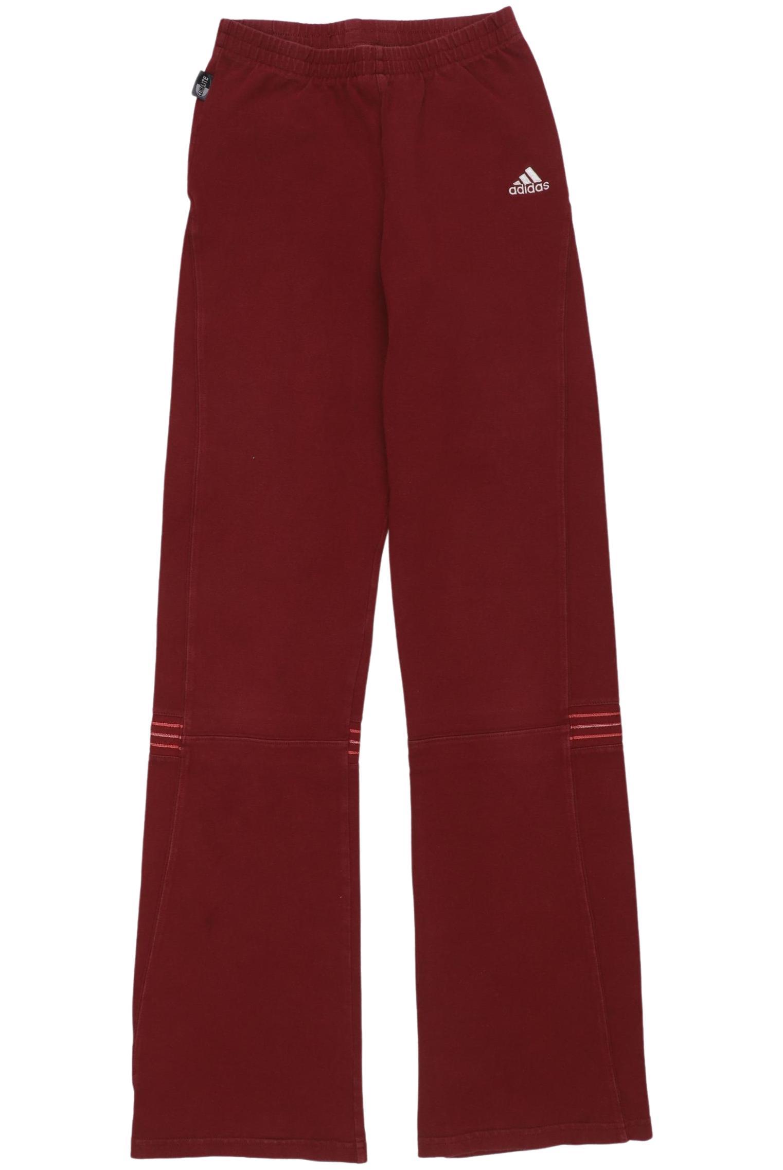 

adidas Mädchen Stoffhose, rot, Gr. 164