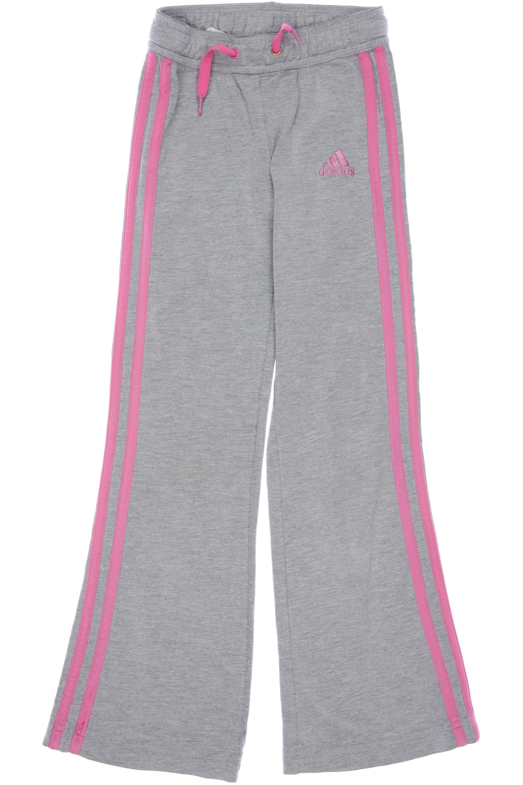 

adidas Damen Stoffhose, grau, Gr. 116