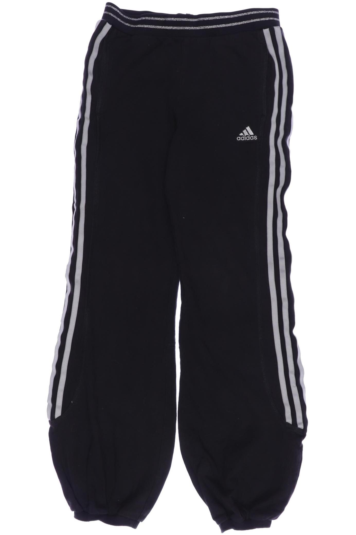 

adidas Damen Stoffhose, schwarz, Gr. 152