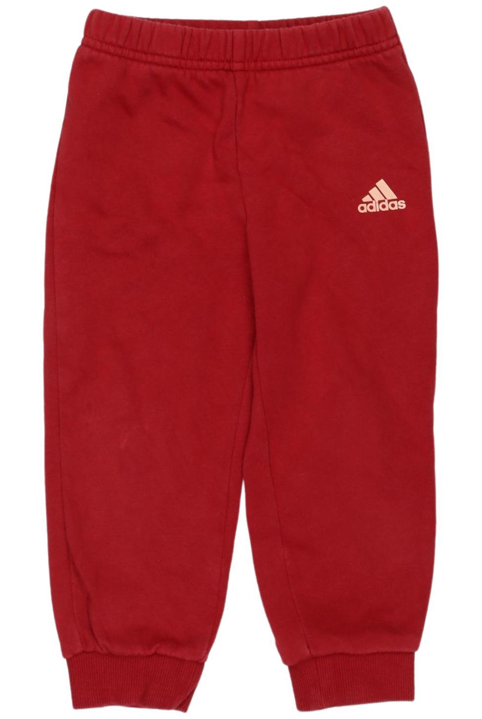 

adidas Damen Stoffhose, rot, Gr. 92