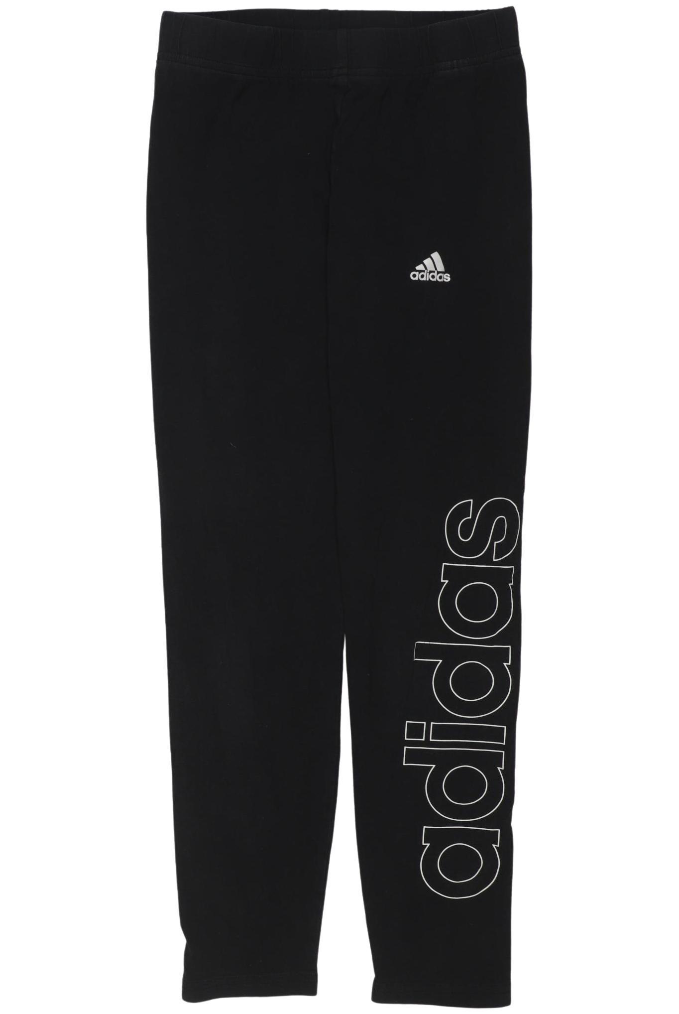 

adidas Mädchen Stoffhose, schwarz, Gr. 152
