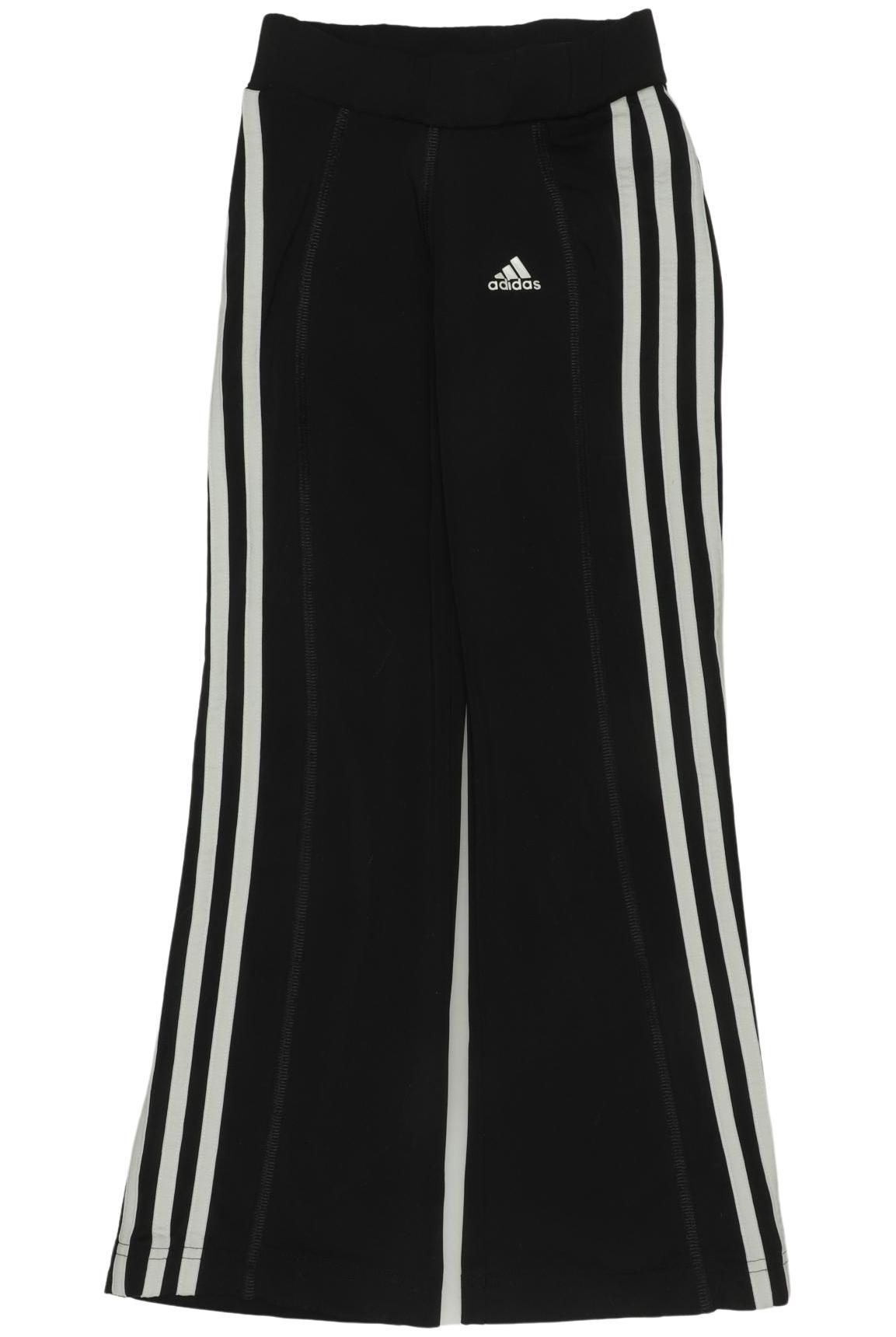 

adidas Damen Stoffhose, schwarz, Gr. 116