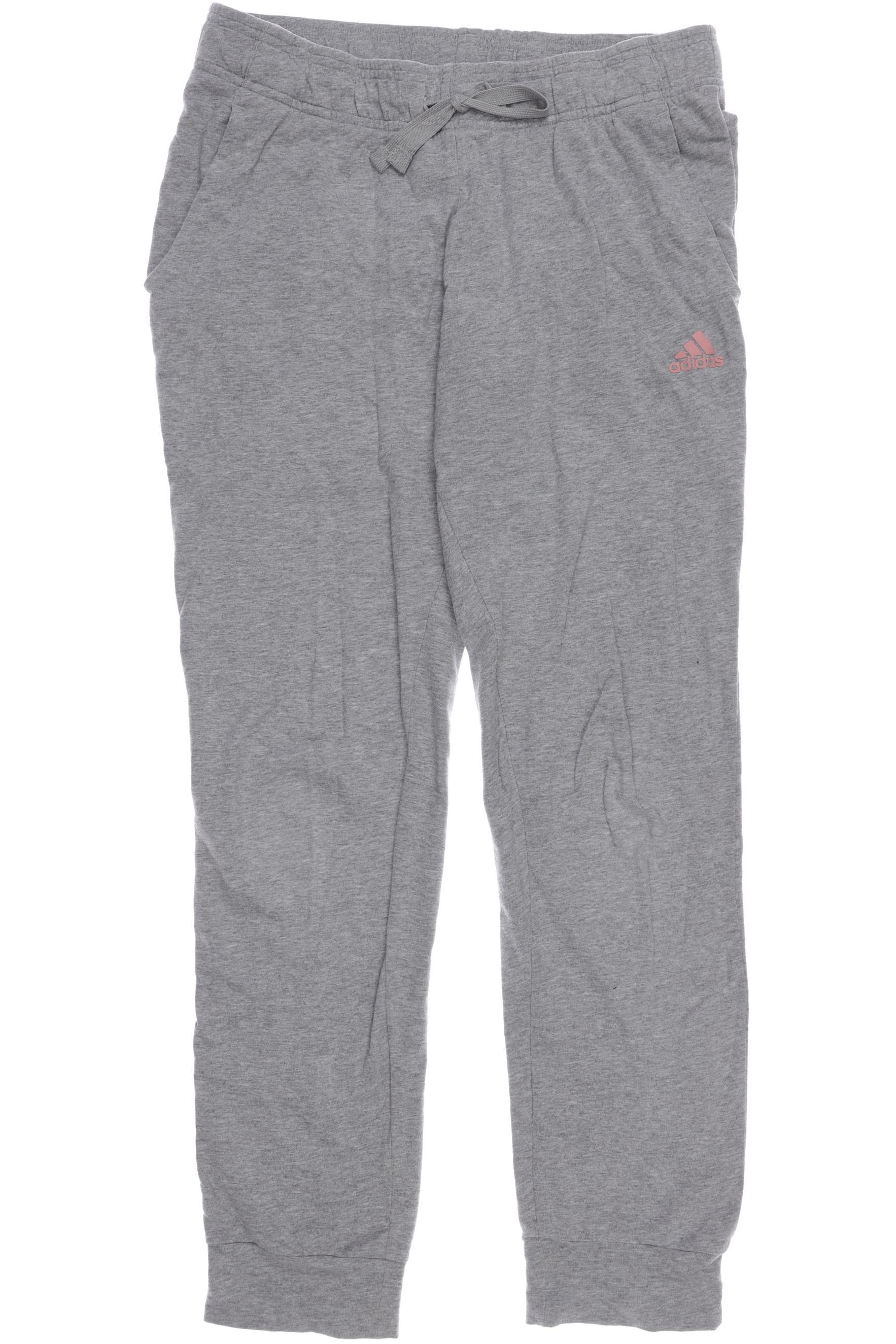 

adidas Damen Stoffhose, grau, Gr. 146