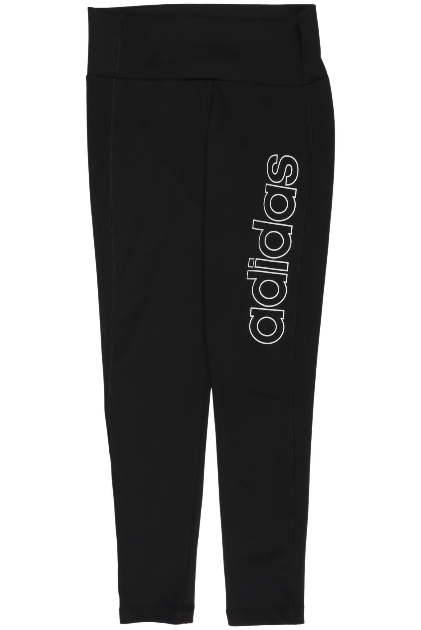 

adidas Damen Stoffhose, schwarz, Gr. 134