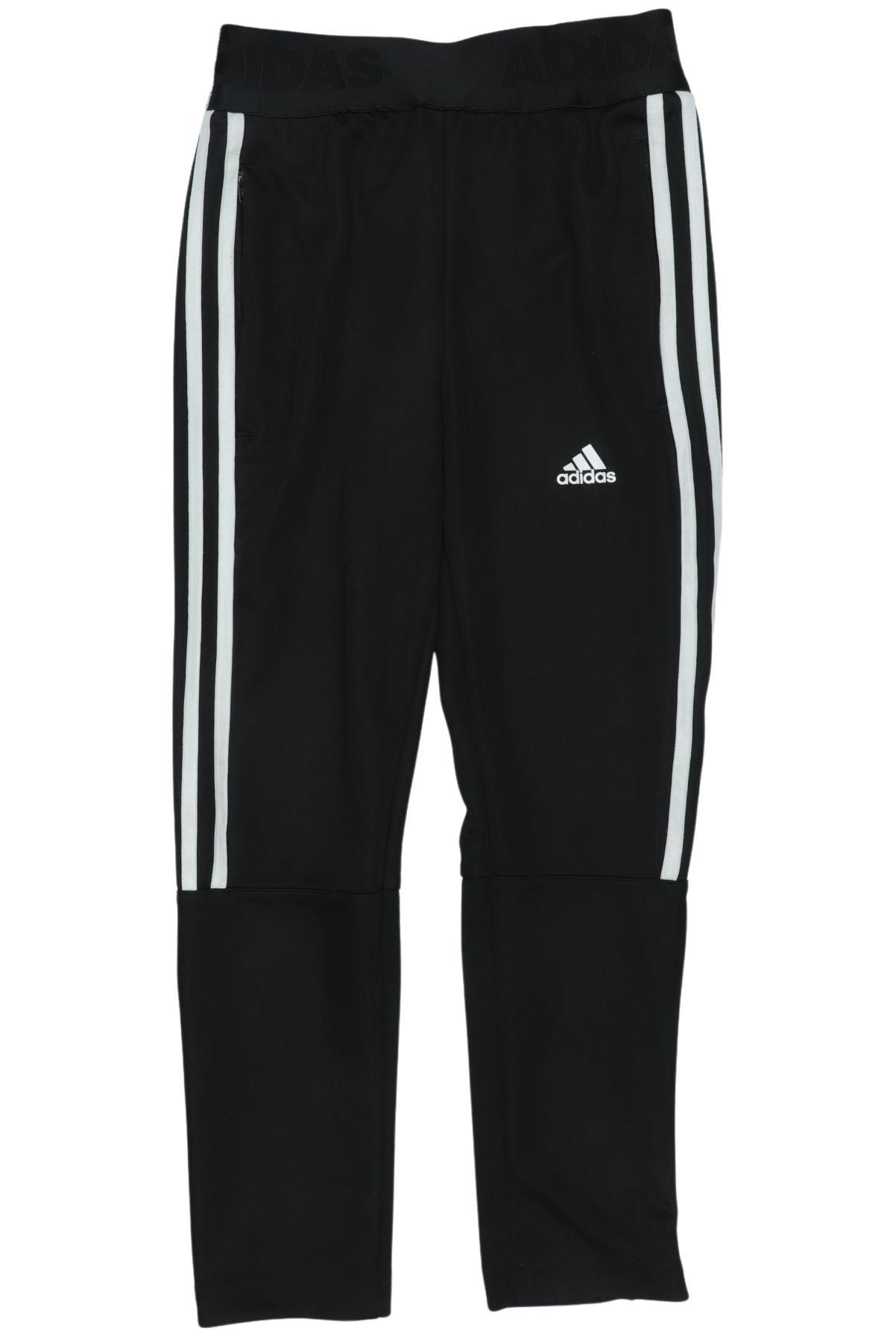 

adidas Mädchen Stoffhose, schwarz, Gr. 128