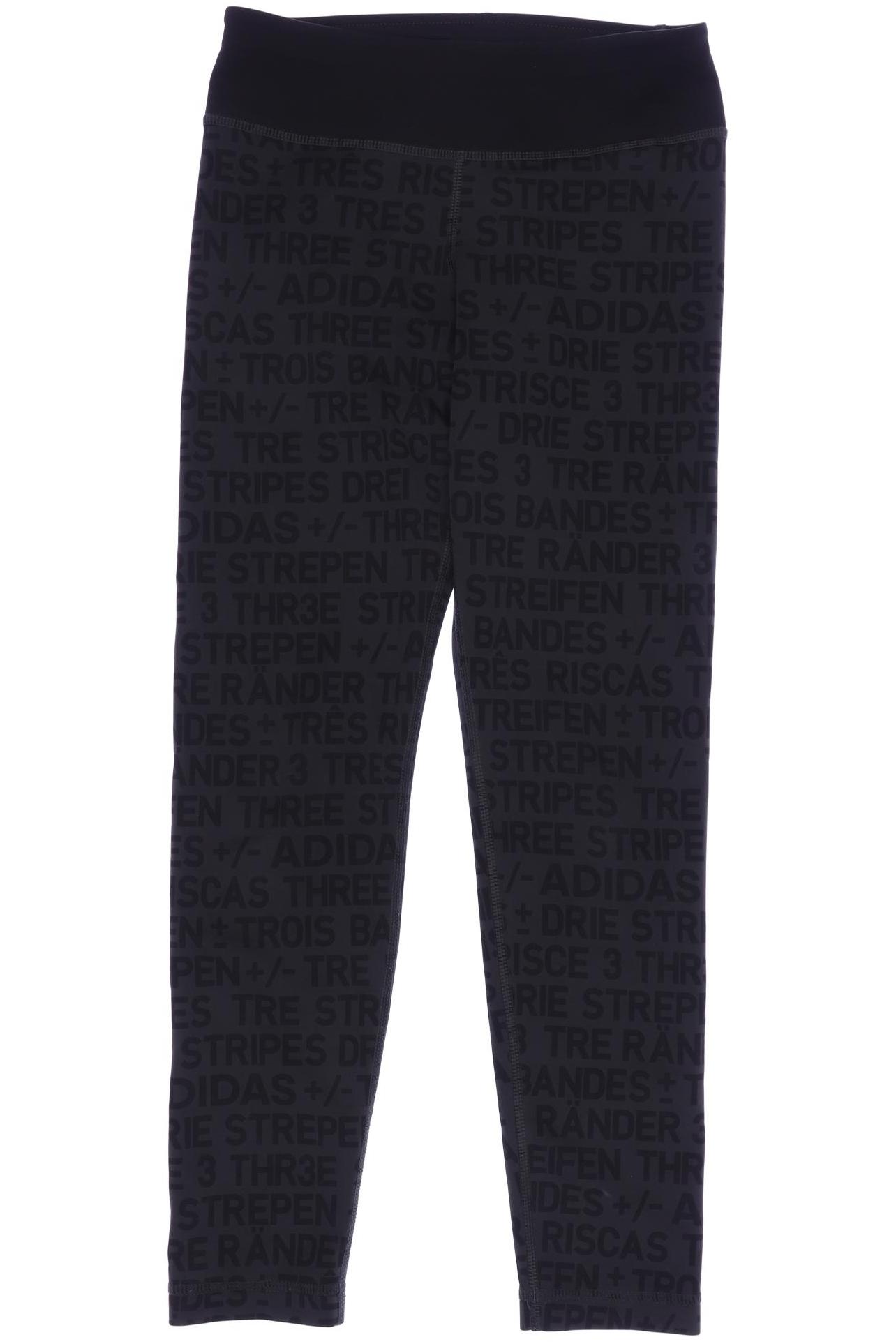 

adidas Damen Stoffhose, schwarz, Gr. 140