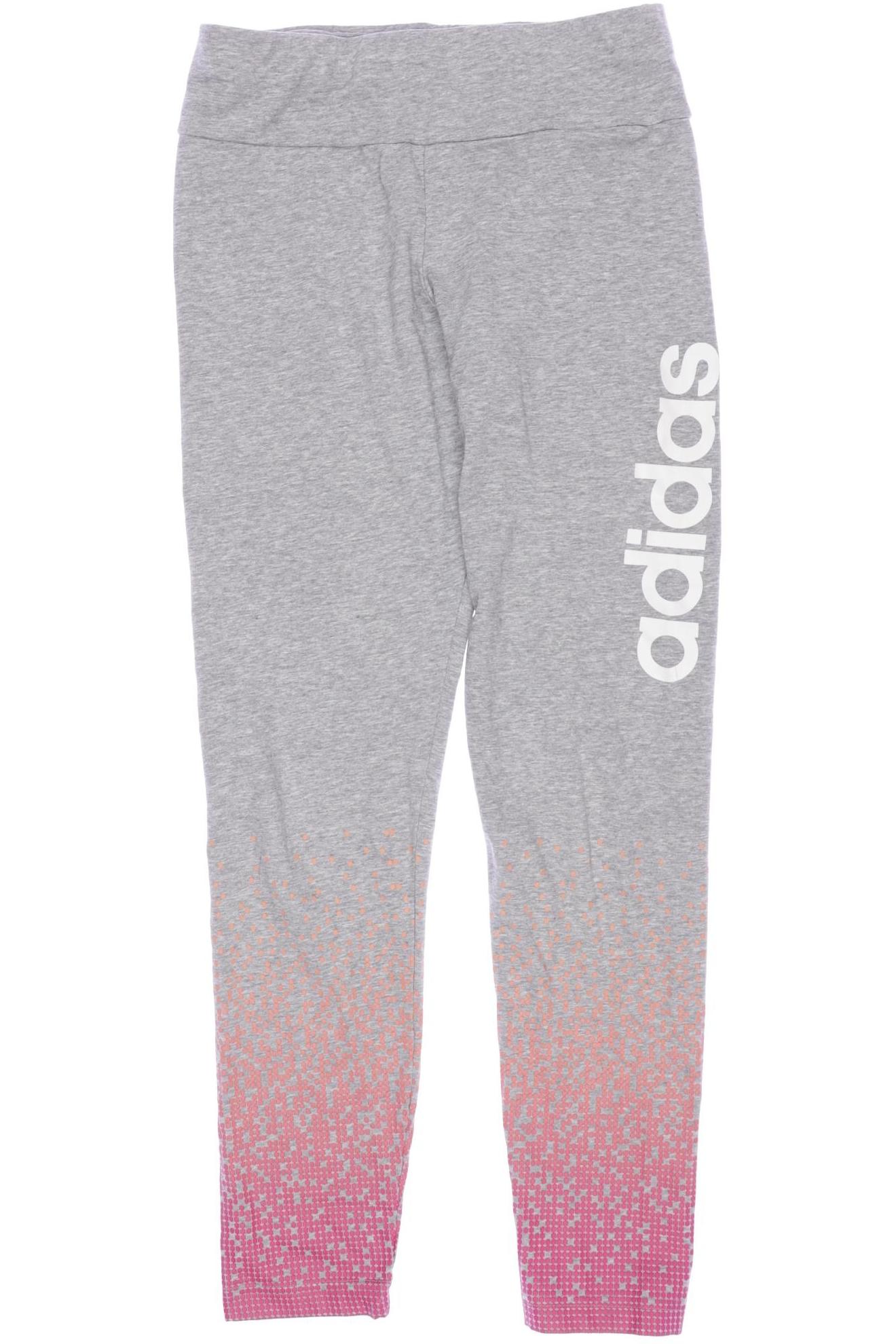 

adidas Damen Stoffhose, grau, Gr. 164