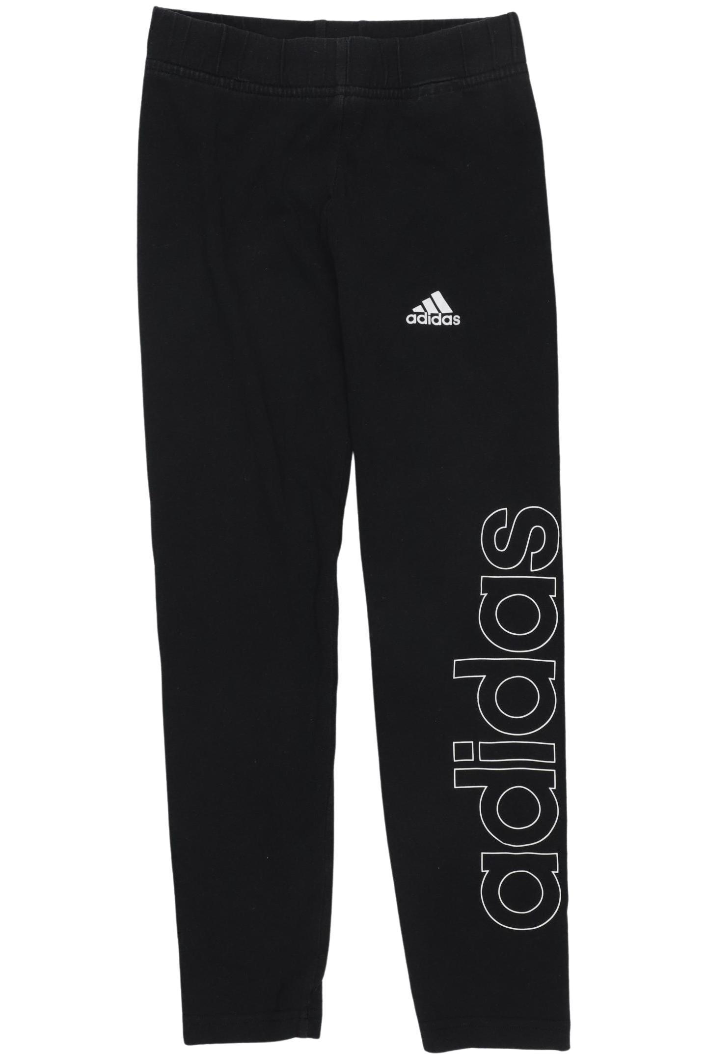 

adidas Mädchen Stoffhose, schwarz, Gr. 122