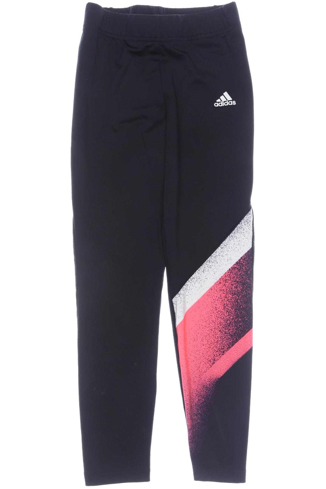 

adidas Mädchen Stoffhose, schwarz, Gr. 140