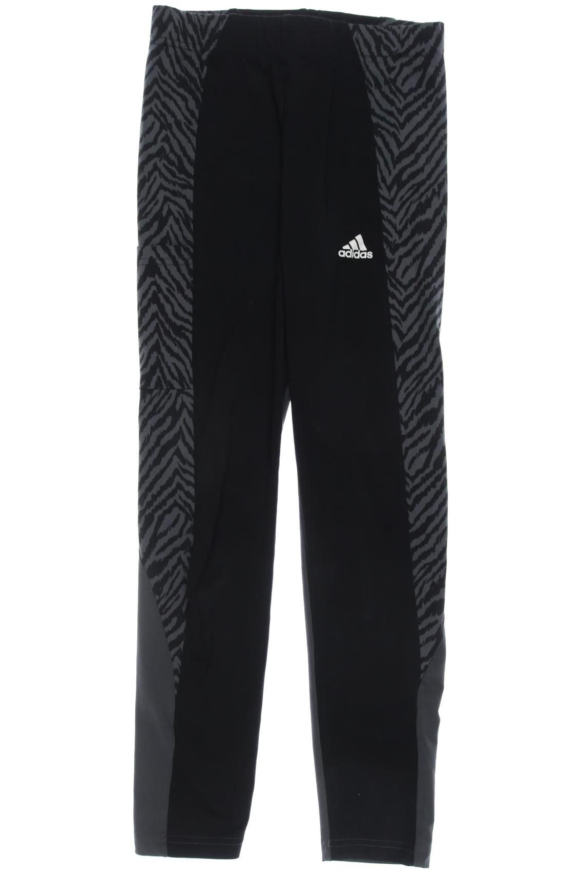 

adidas Damen Stoffhose, schwarz, Gr. 152