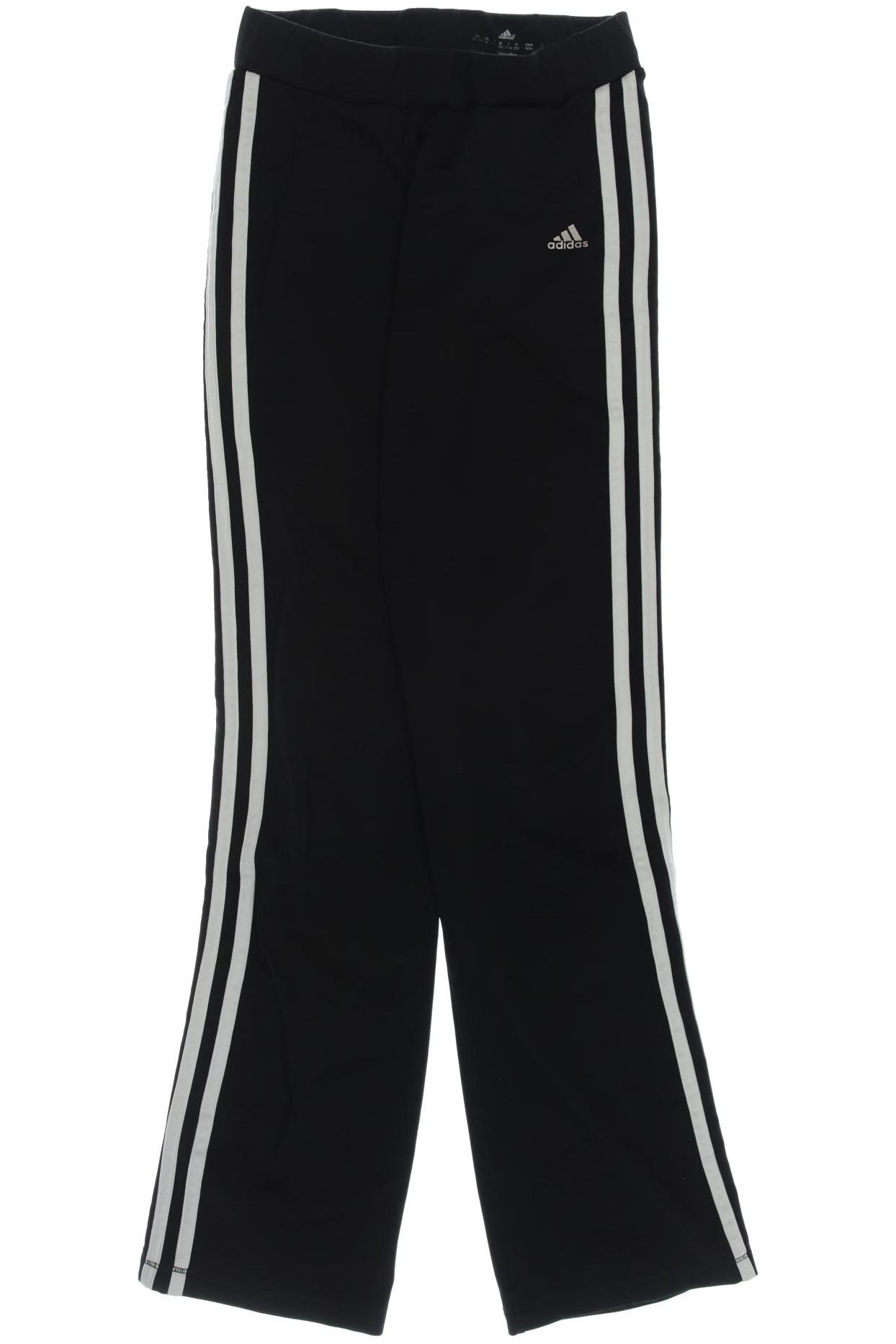 

adidas Damen Stoffhose, schwarz, Gr. 152