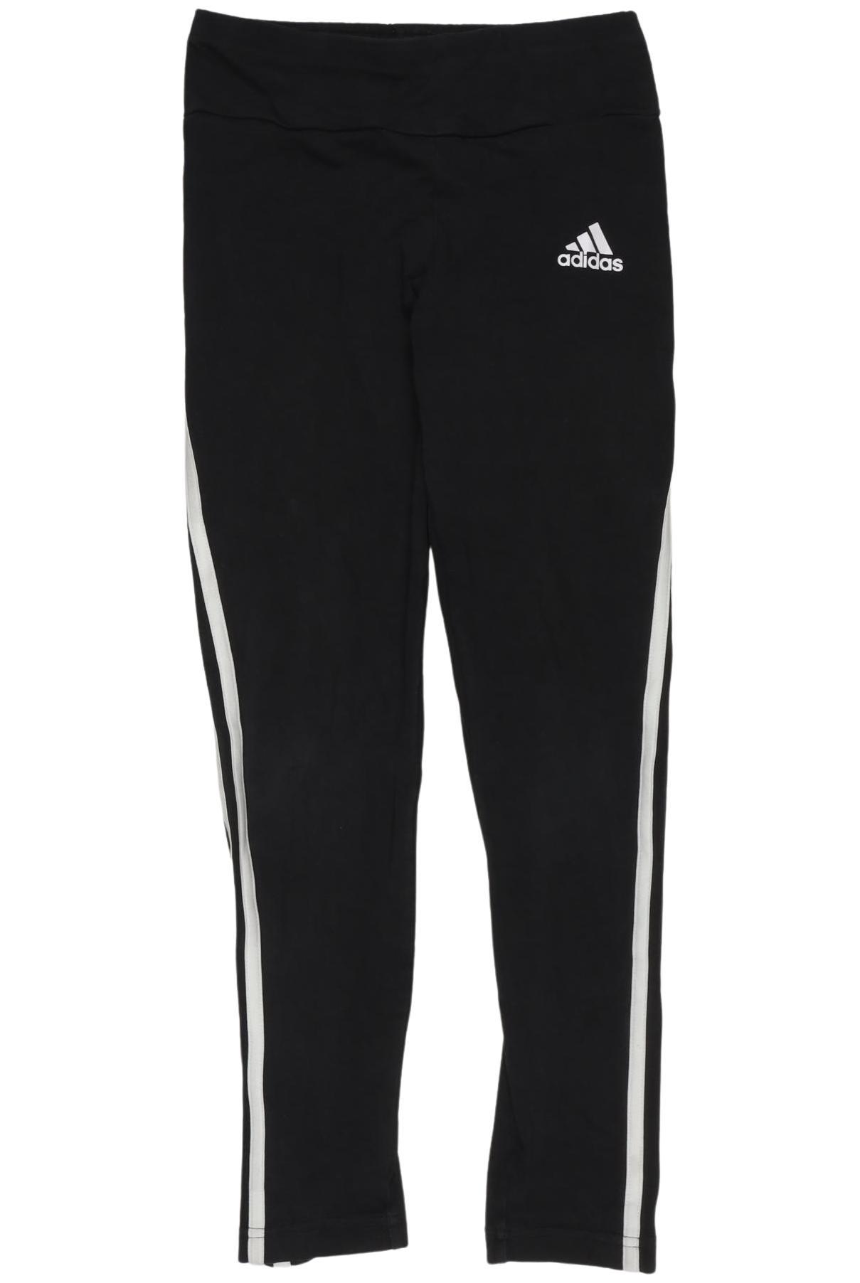 

adidas Mädchen Stoffhose, schwarz, Gr. 140
