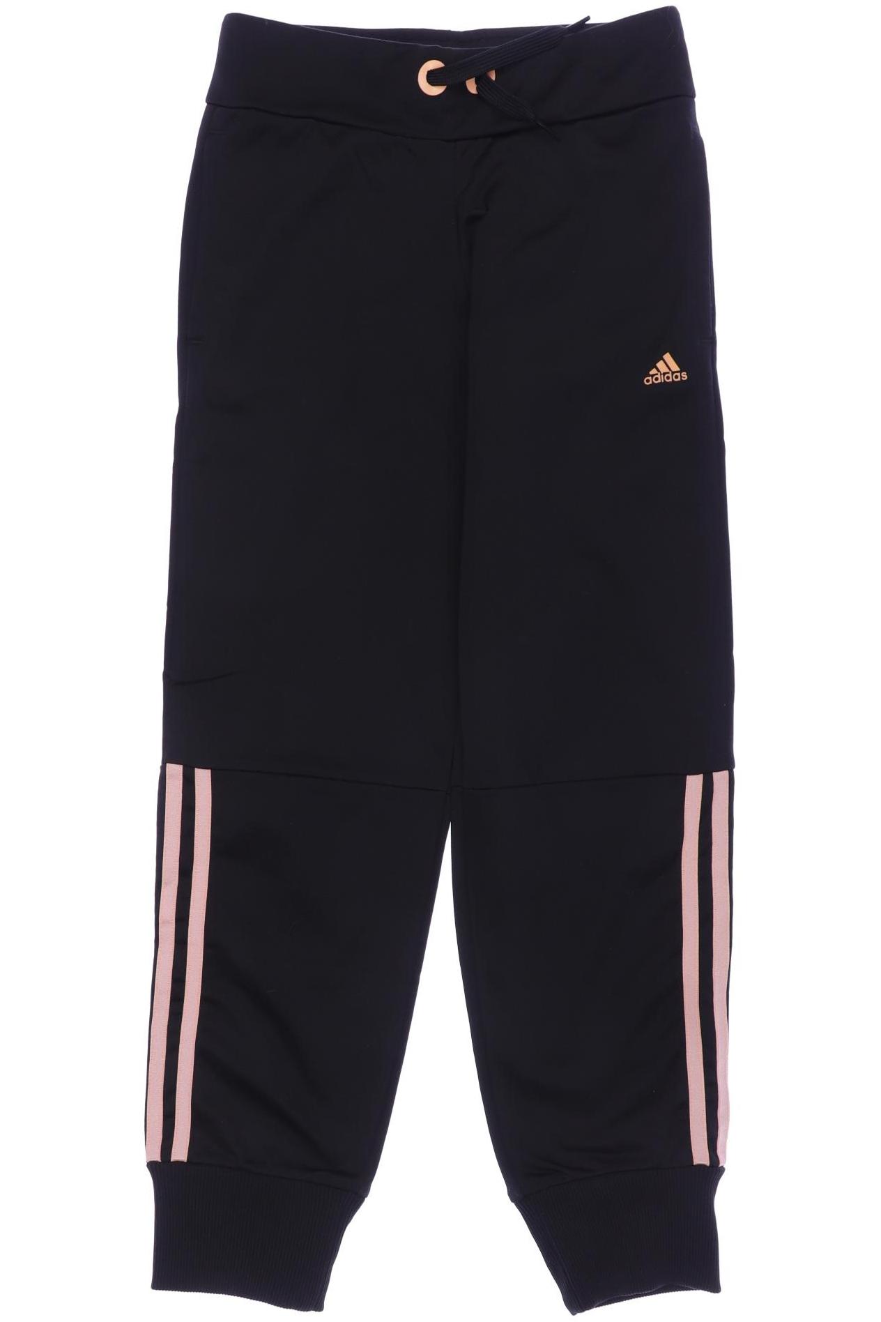 

adidas Damen Stoffhose, schwarz, Gr. 140
