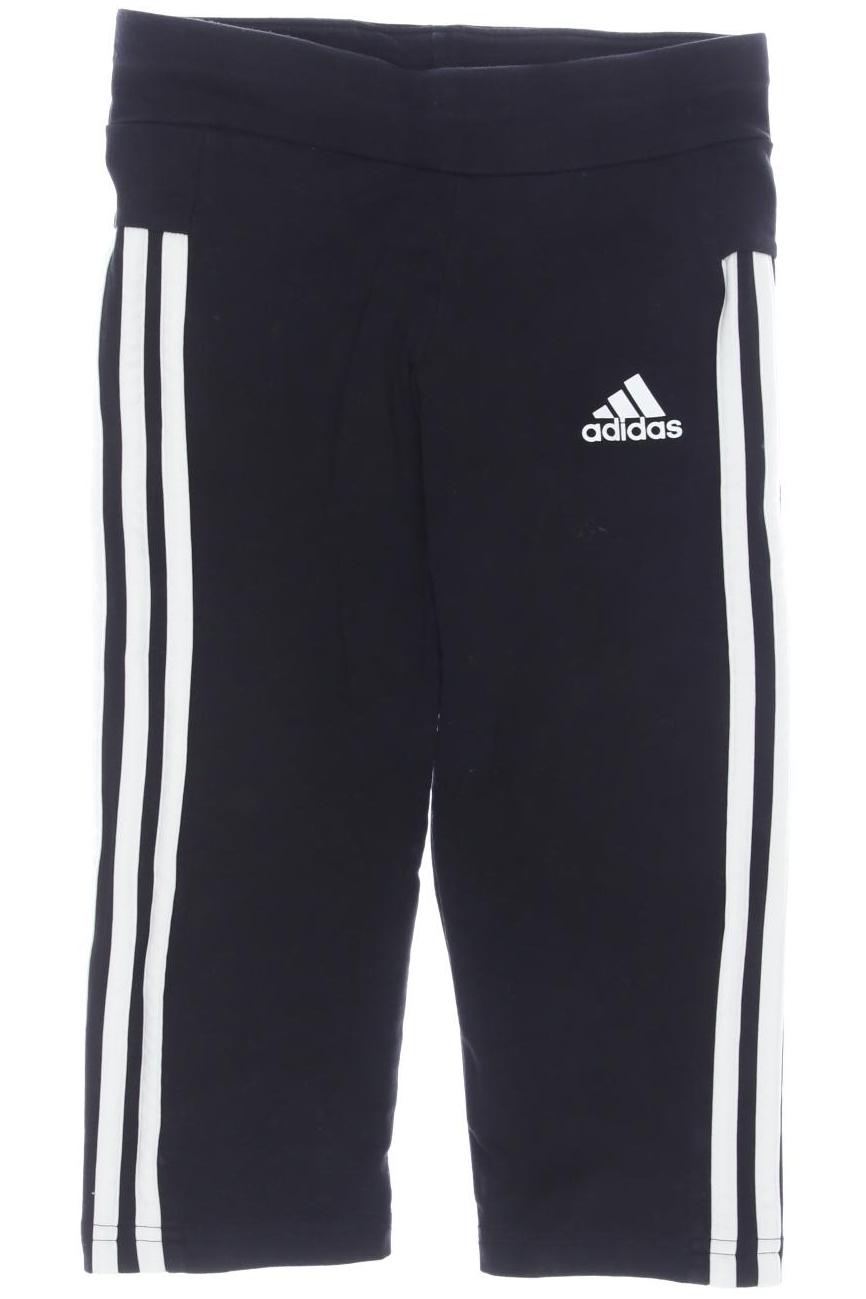 

adidas Damen Stoffhose, schwarz, Gr. 140