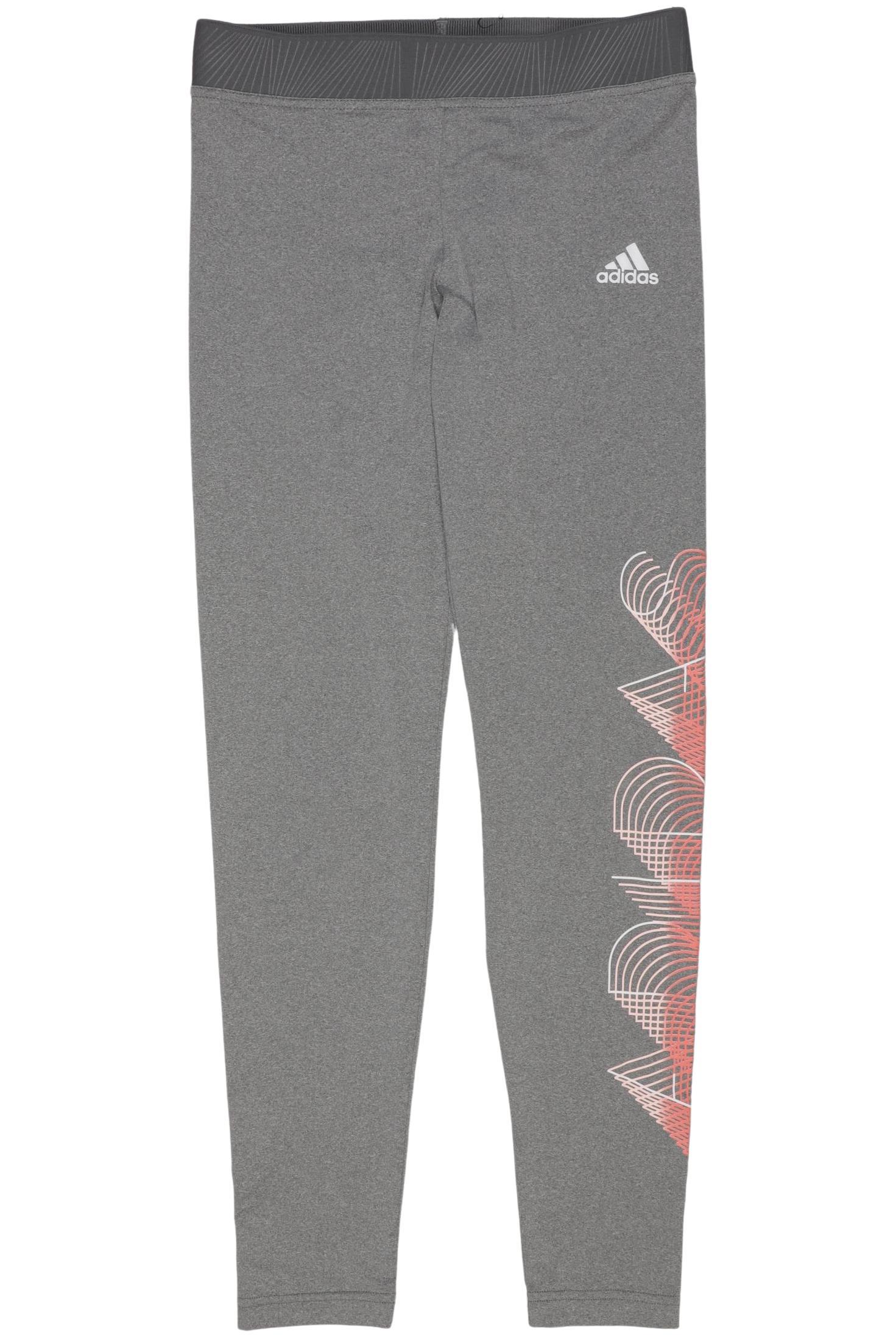 

adidas Mädchen Stoffhose, grau, Gr. 170