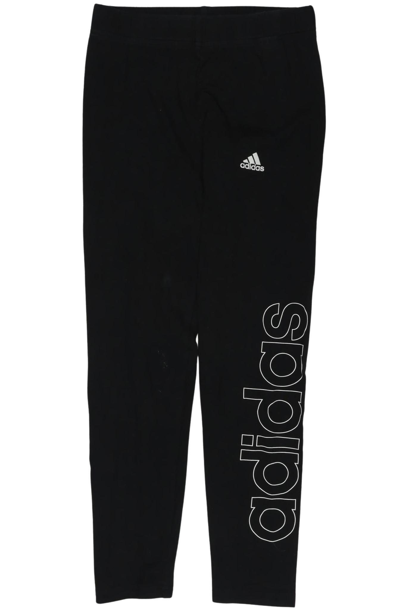 

adidas Mädchen Stoffhose, schwarz, Gr. 152
