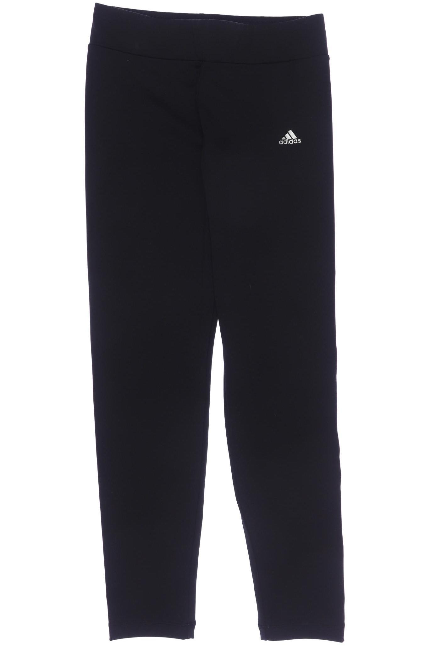 

adidas Damen Stoffhose, schwarz, Gr. 152